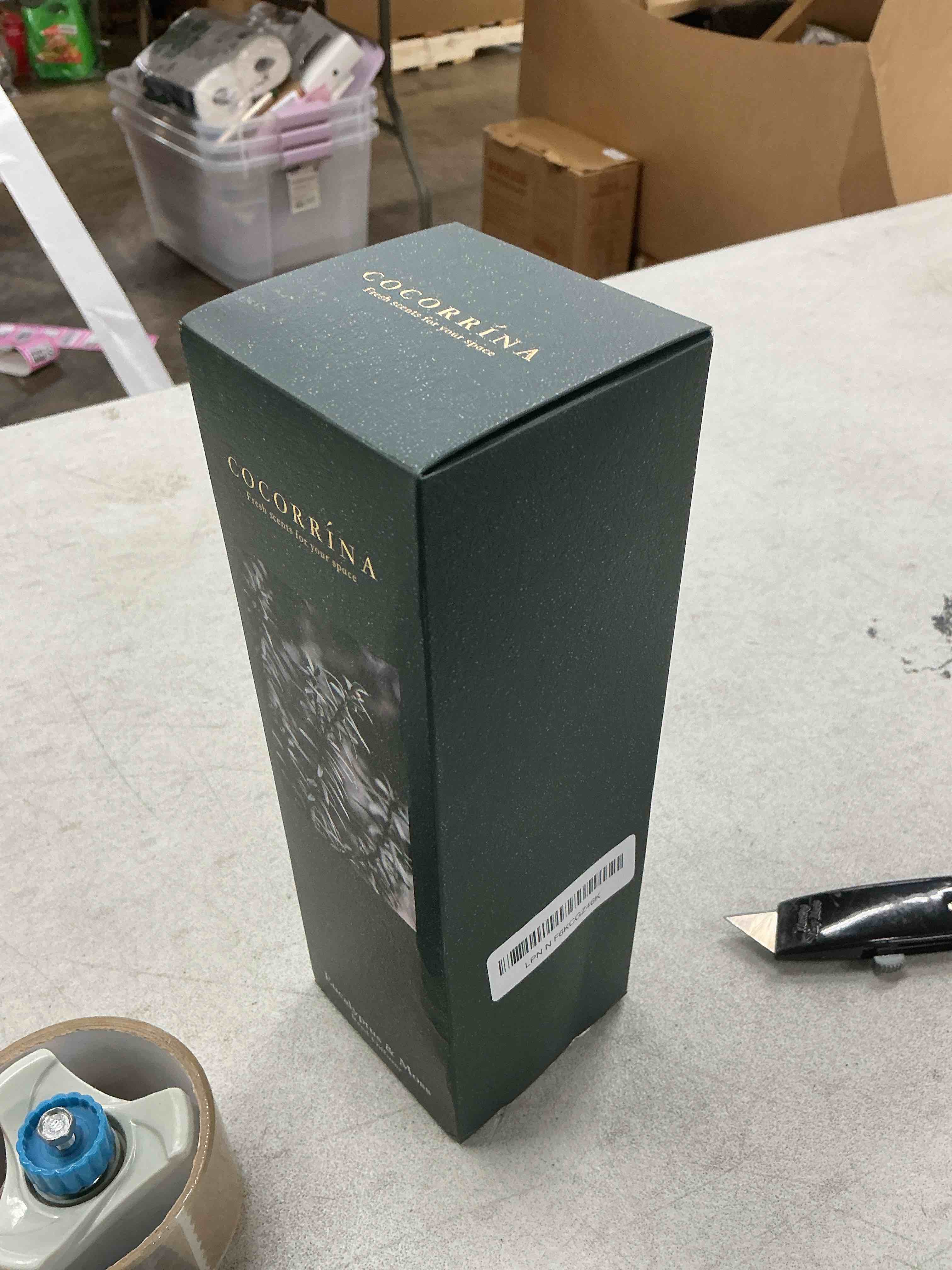 Condition photo showing Good Condition for cocorrína reed diffuser sets- eucalyptus & moss scented diffuser with sticks home fragrance reed diffuser for bathroom shelf decor eucalyptus & moss - flower 6.7 ounce/1pack