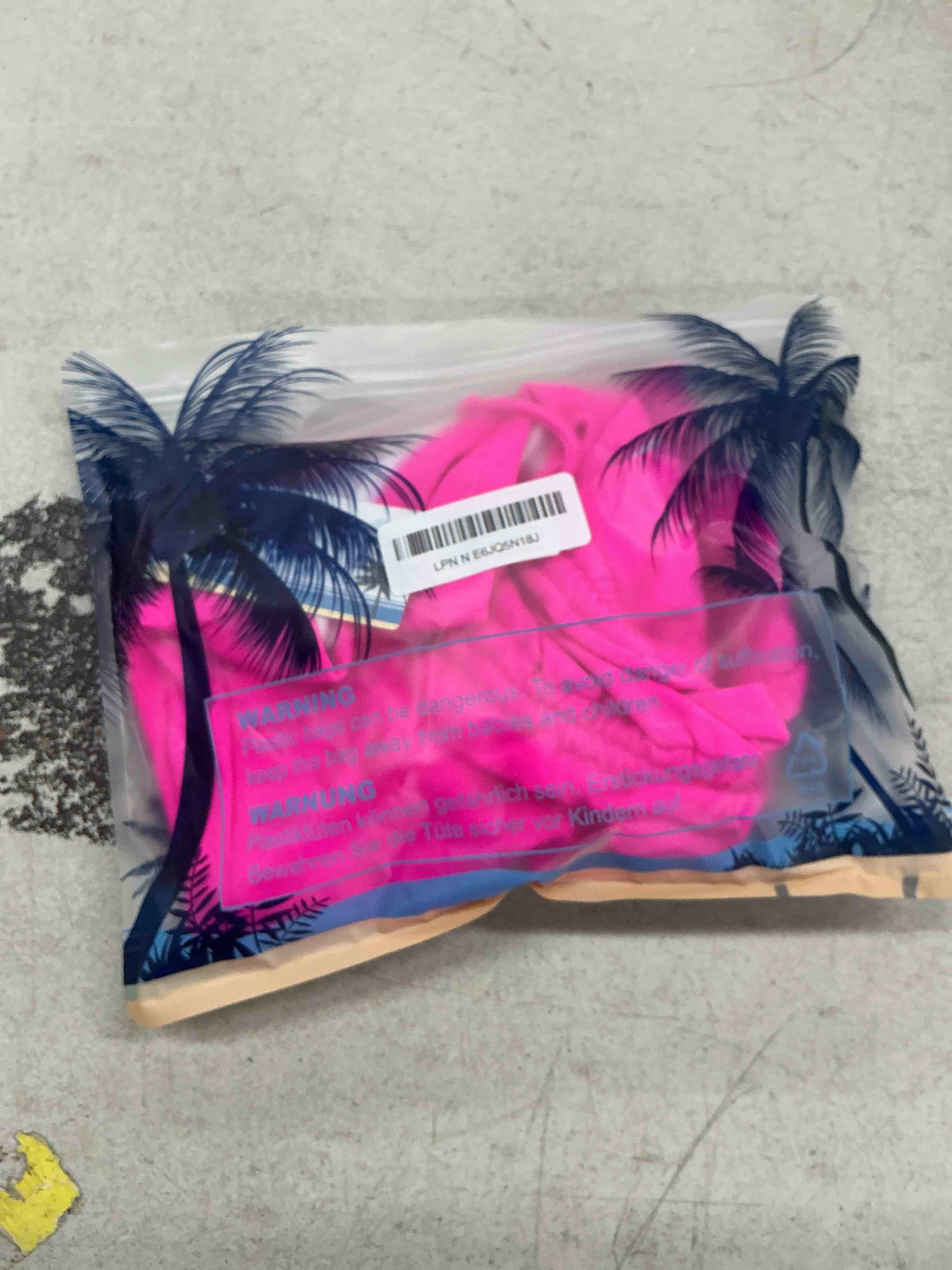 Condition photo showing Good Condition for halcurt women's high waisted swim board shorts (available in plus) tummy control side drawstring swimsuit bottoms standard large hot pink