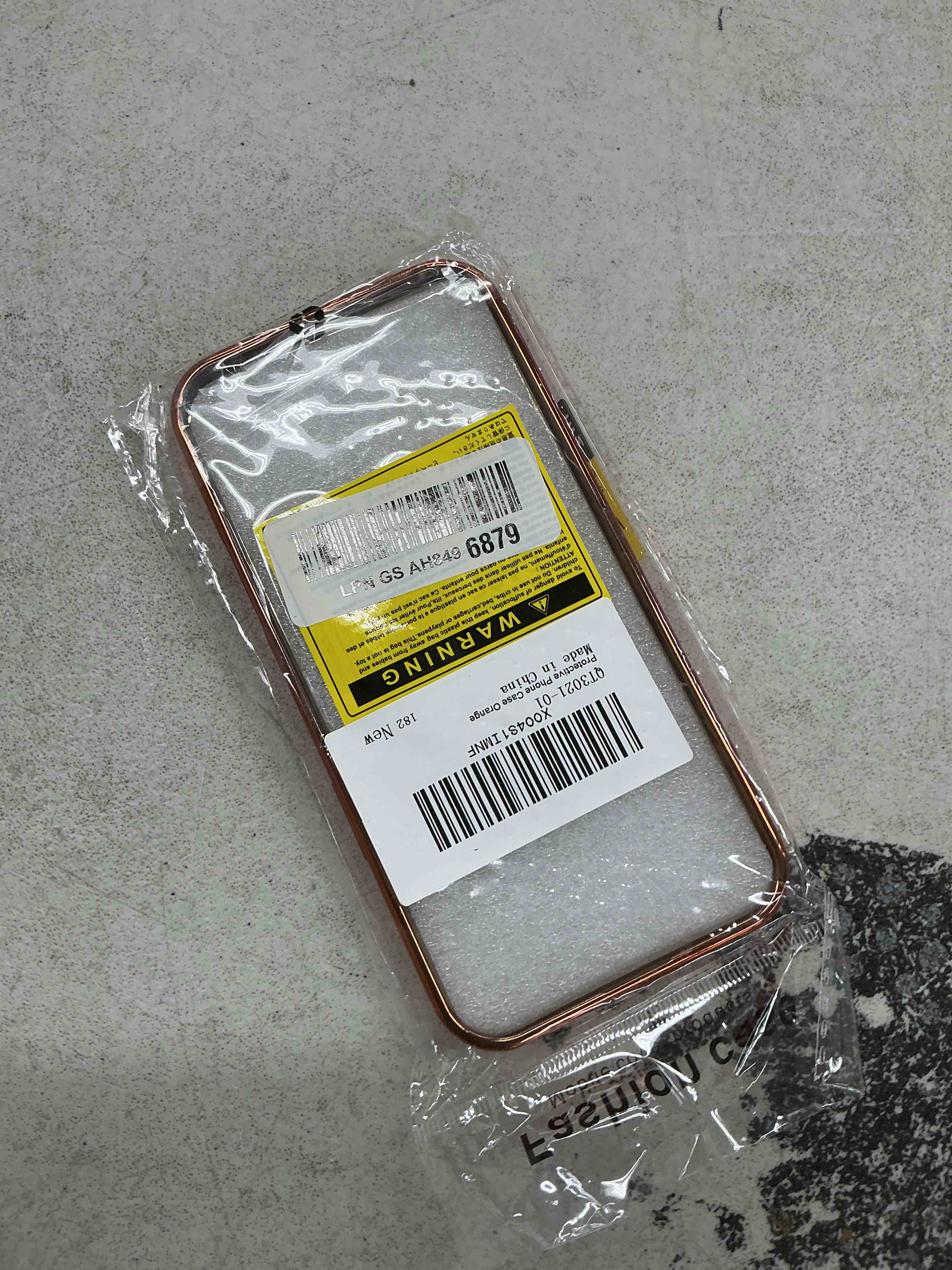 Condition photo showing New/Like New for domaver for iphone 17 pro max case, with 360° stand, [compatible with magsafe] clear back plating edge shockproof protective phone cover free your hands anytime, anywhere, cosmic orange iphone 17 pro max cosmic orange