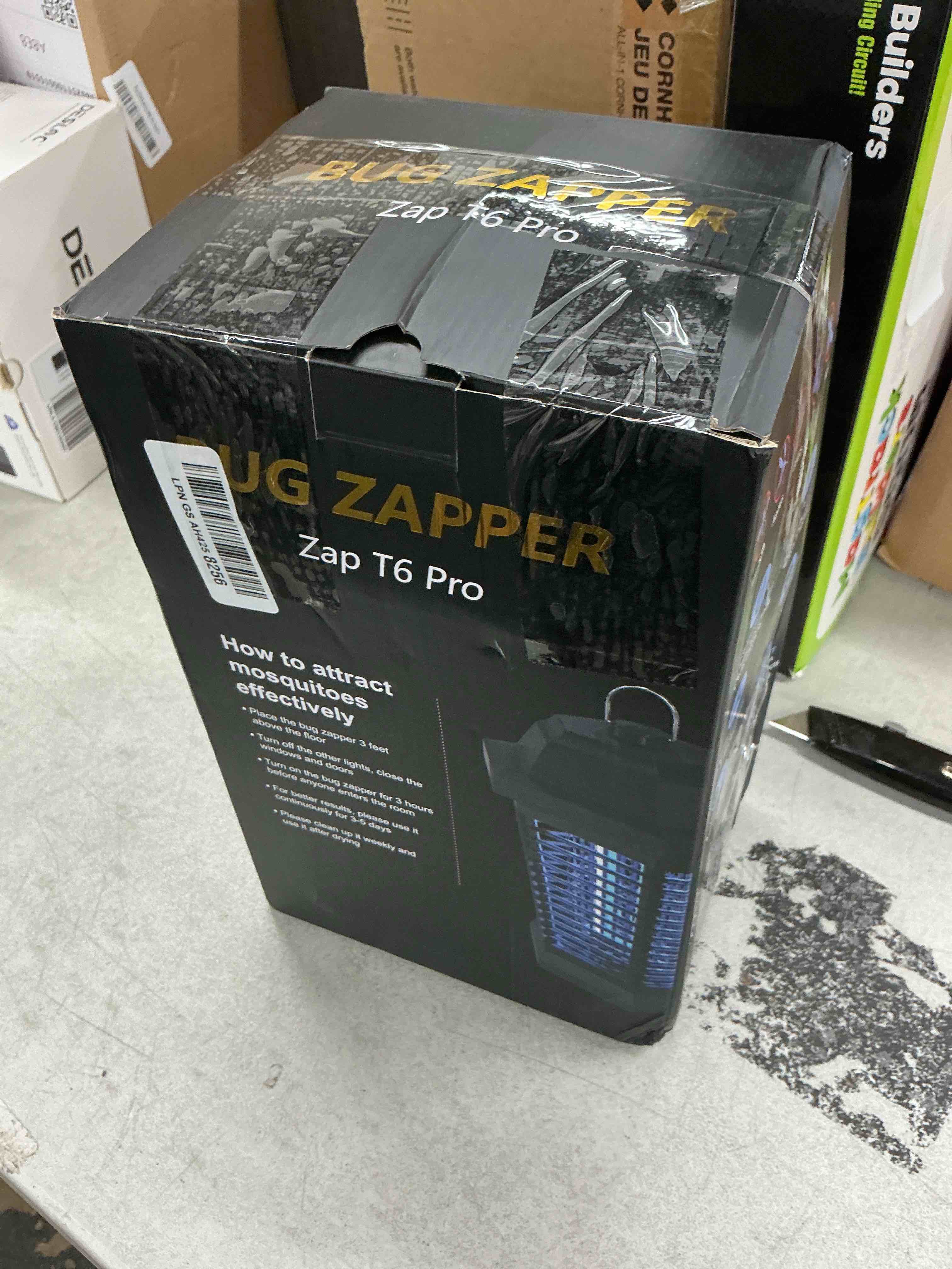 Condition photo showing Good Condition for gootop bug zapper outdoor, mosquito zapper, 3 prong plug in electric fly zapper, mosquito killer, fly traps, flying insects zapper indoor outdoor, 4200v, abs plastic outer (black)