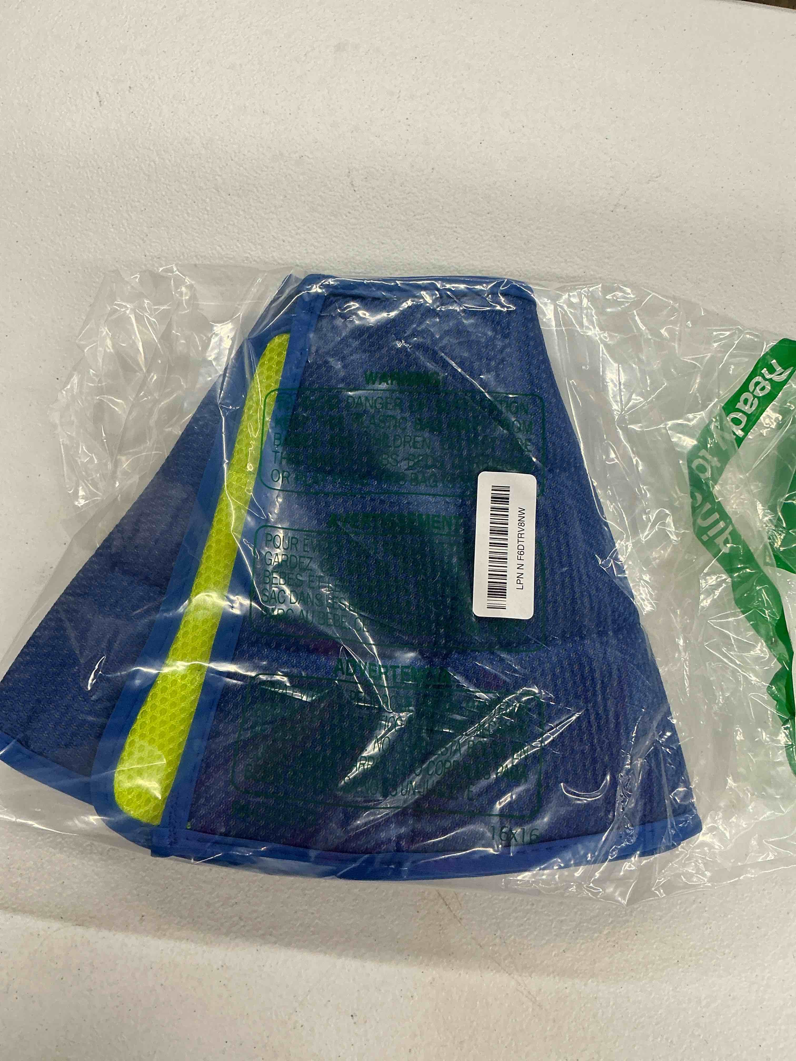 Condition photo showing Good Condition for soft dog cone collar to stop licking after surgery, comfy dog cone alternative for large medium small dogs/cats, adjustable washable e-collar for spay neuter recovery and neck protection blue l