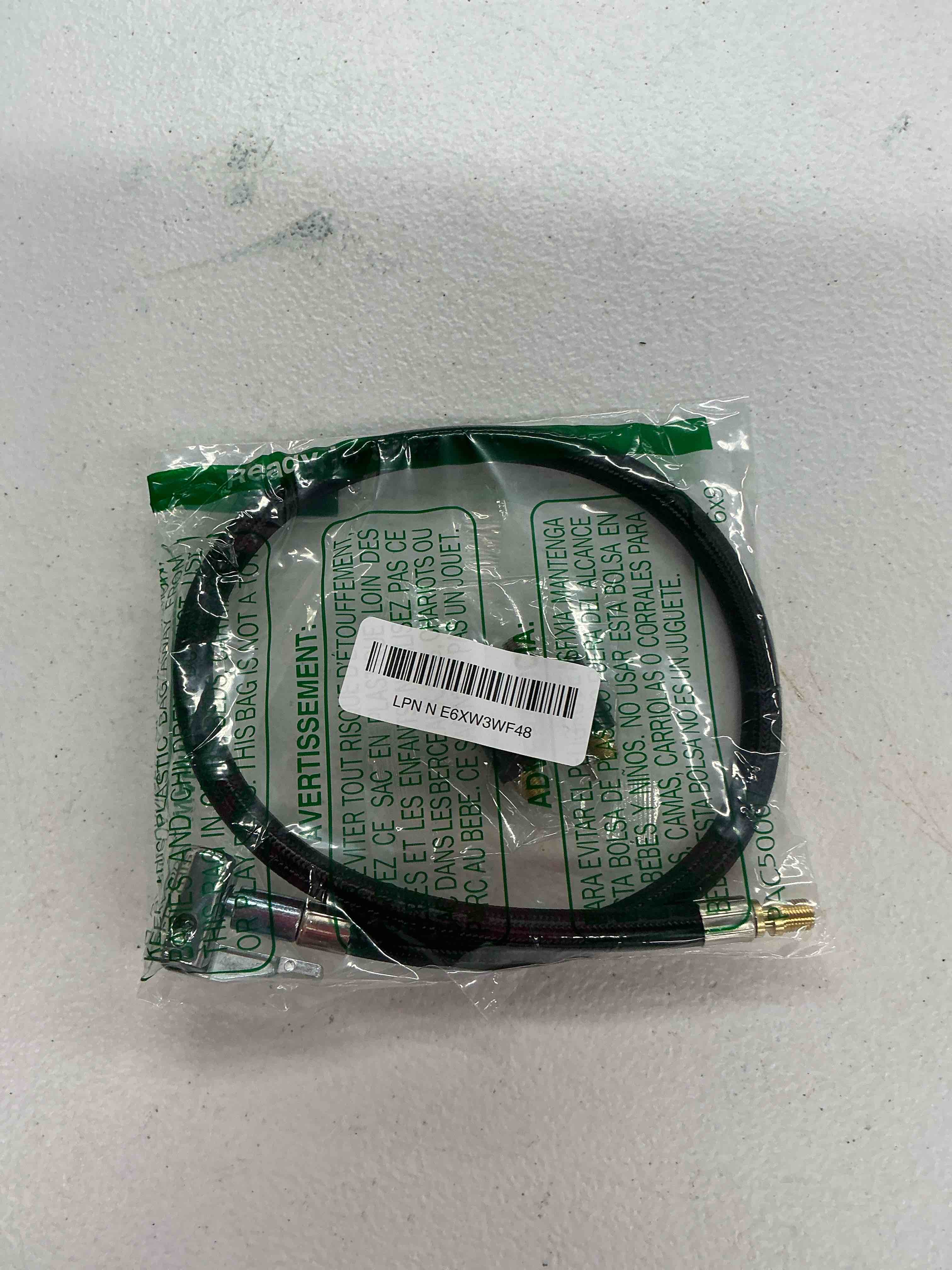 Condition photo showing Good Condition for lumiteco 21'' quick air release extention hose, tire valve extension tube w/presta valve & air pump ball needle set, air tire inflator pump hose with air chuck adapter for portable air compressor 21‘’ hose set