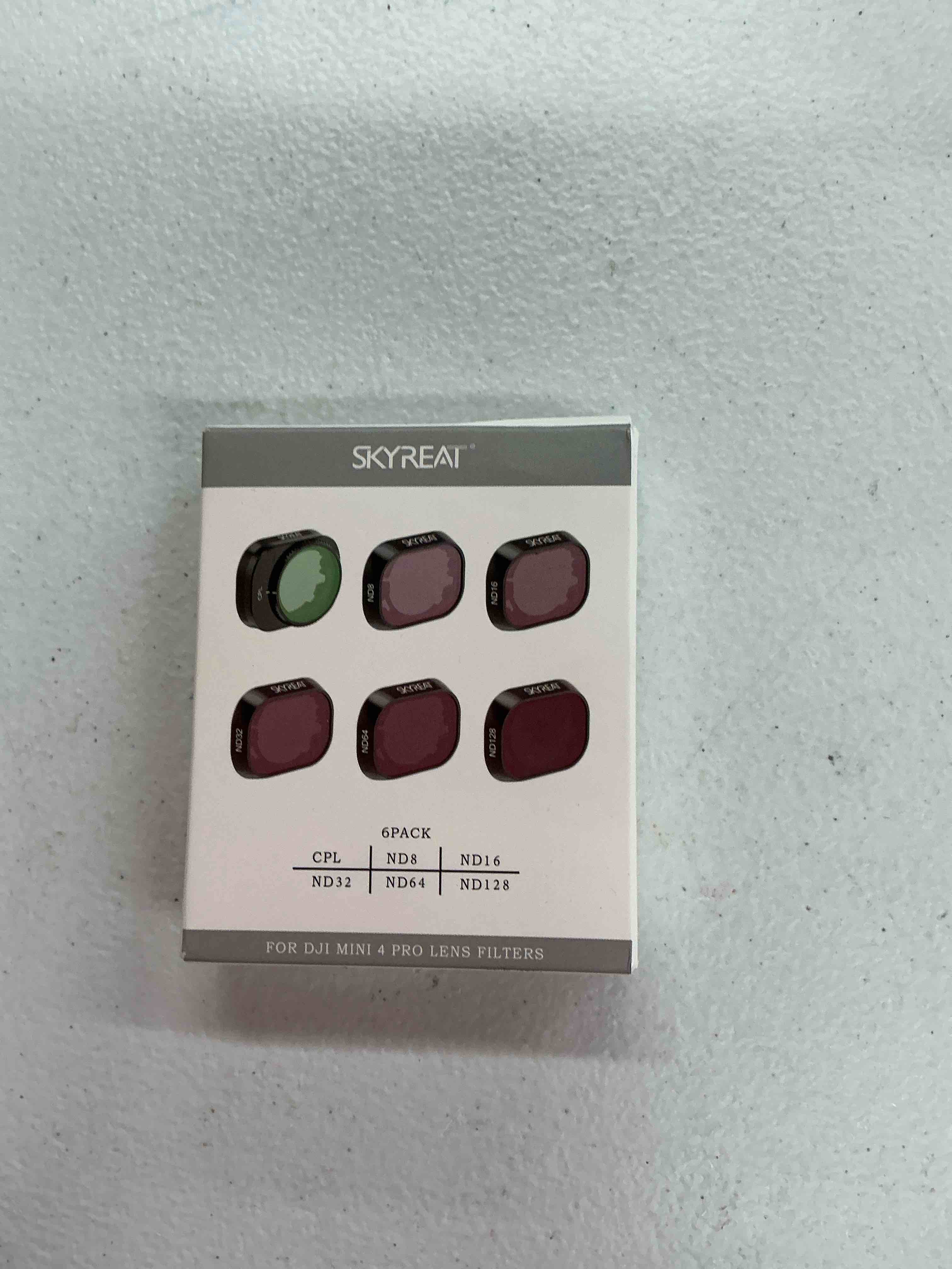 Condition photo showing Good Condition for skyreat nd filters set for dji mini 4 pro accessories,6 pack-(cpl, nd8, nd16, nd32, nd64,nd128) 6 pack-(cpl/nd8-nd128)
