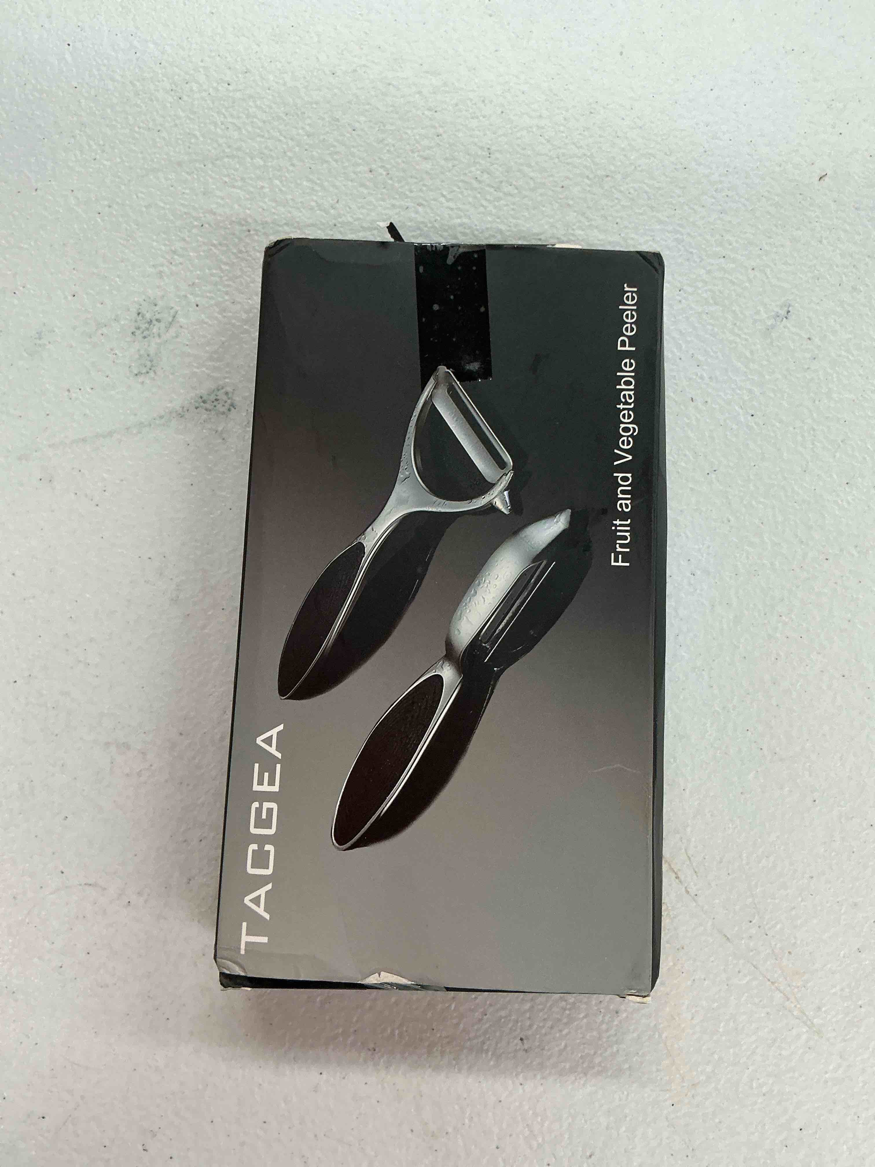 Condition photo showing Good Condition for tacgea vegetable peeler for kitchen, potato peelers for fruit straight blade, durable non-slip handle, set of 2 y and i shape