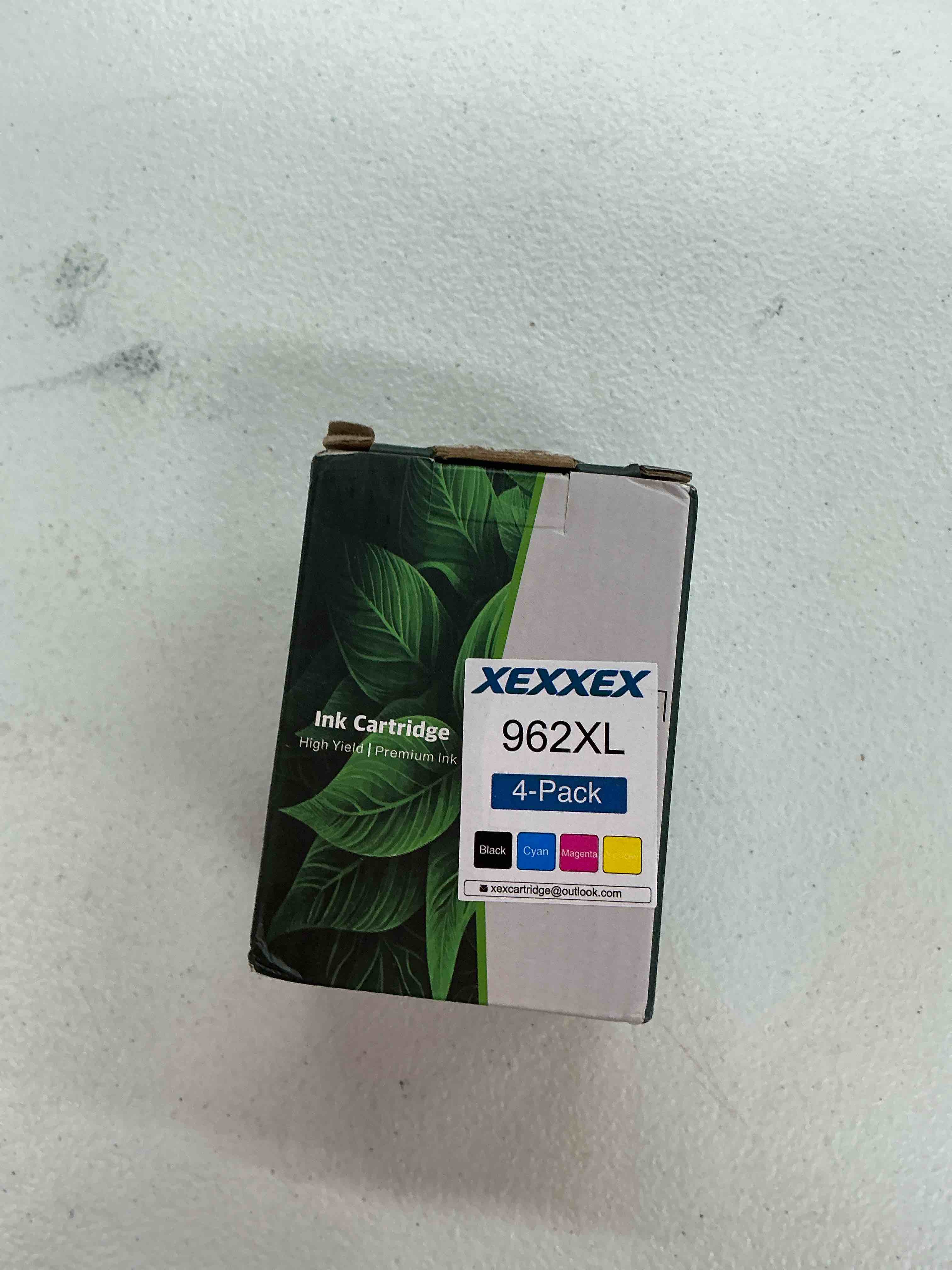 Condition photo showing Good Condition for 962xl ink cartridges replacement for hp 962 xl combo pack work with 9012e 9010e 9012 9020e 9019 9015e 9010 9015 9025e 9020 9018e 9018 9025 printers with v24.2.1 chip 4 packs-cyan magenta yellow black