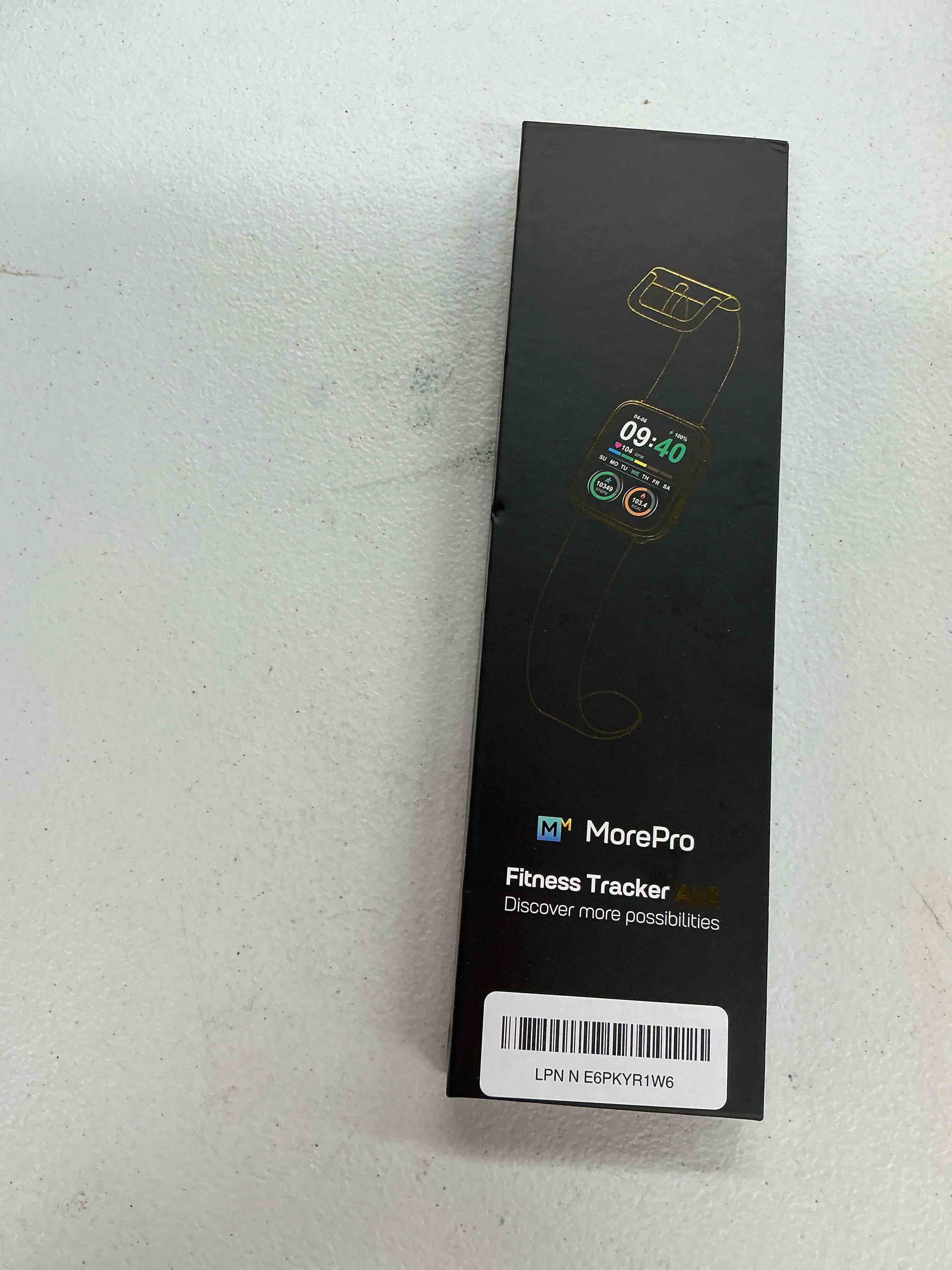Condition photo showing New/Like New for morepro fitness tracker with 24/7 heart rate & blood pressure monitor, blood oxygen & sleep tracker, smart watch with step calorie counter, ip68 waterproof activity tracker for women men android ios urban bronze