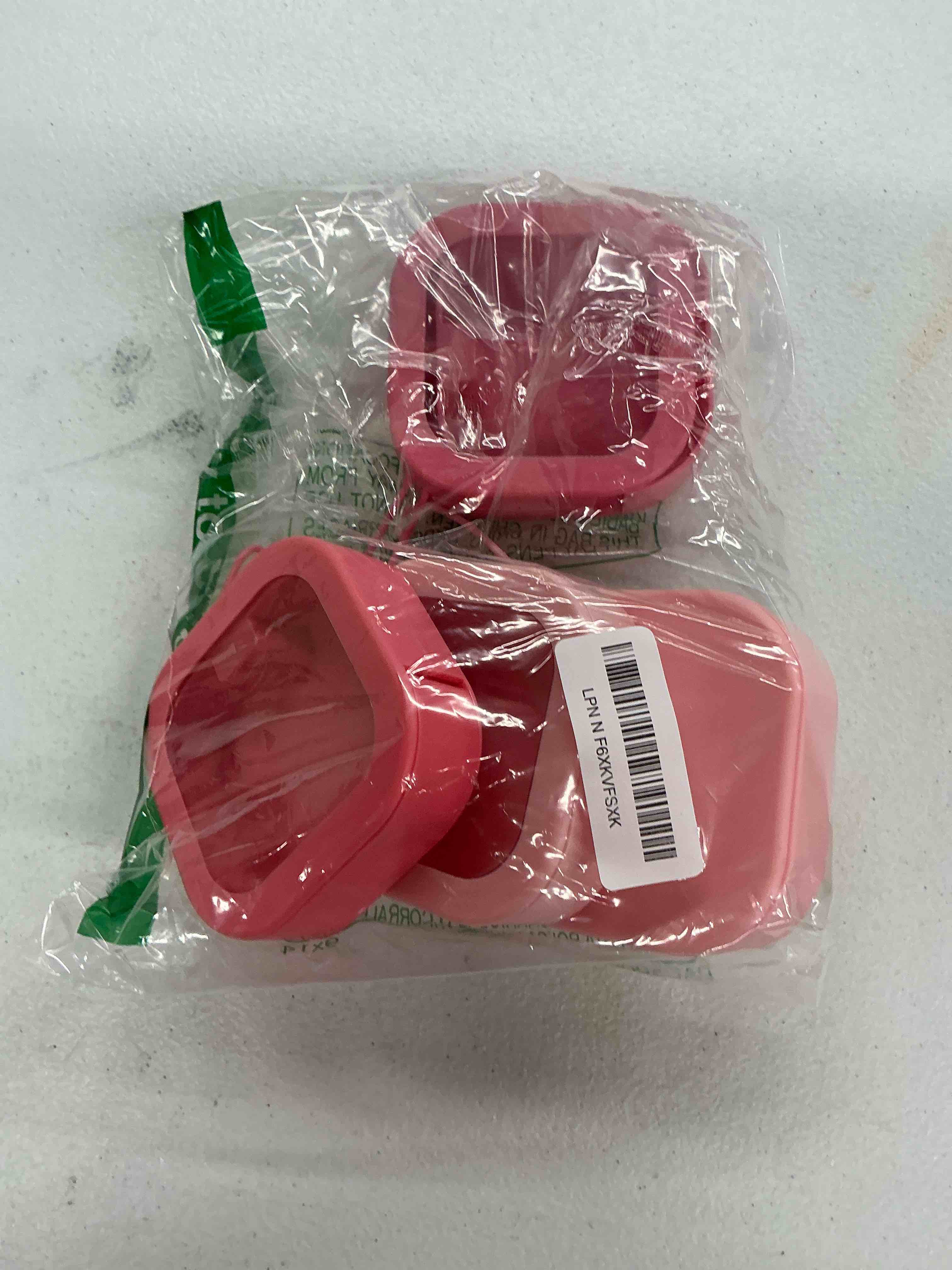 Condition photo showing Good Condition for kathfly 4 pcs pink color hair tie organizer portable hair accessory storage containers stackable tie bobby pin holder home cotton swab dispenser accessories jewelry organizer box