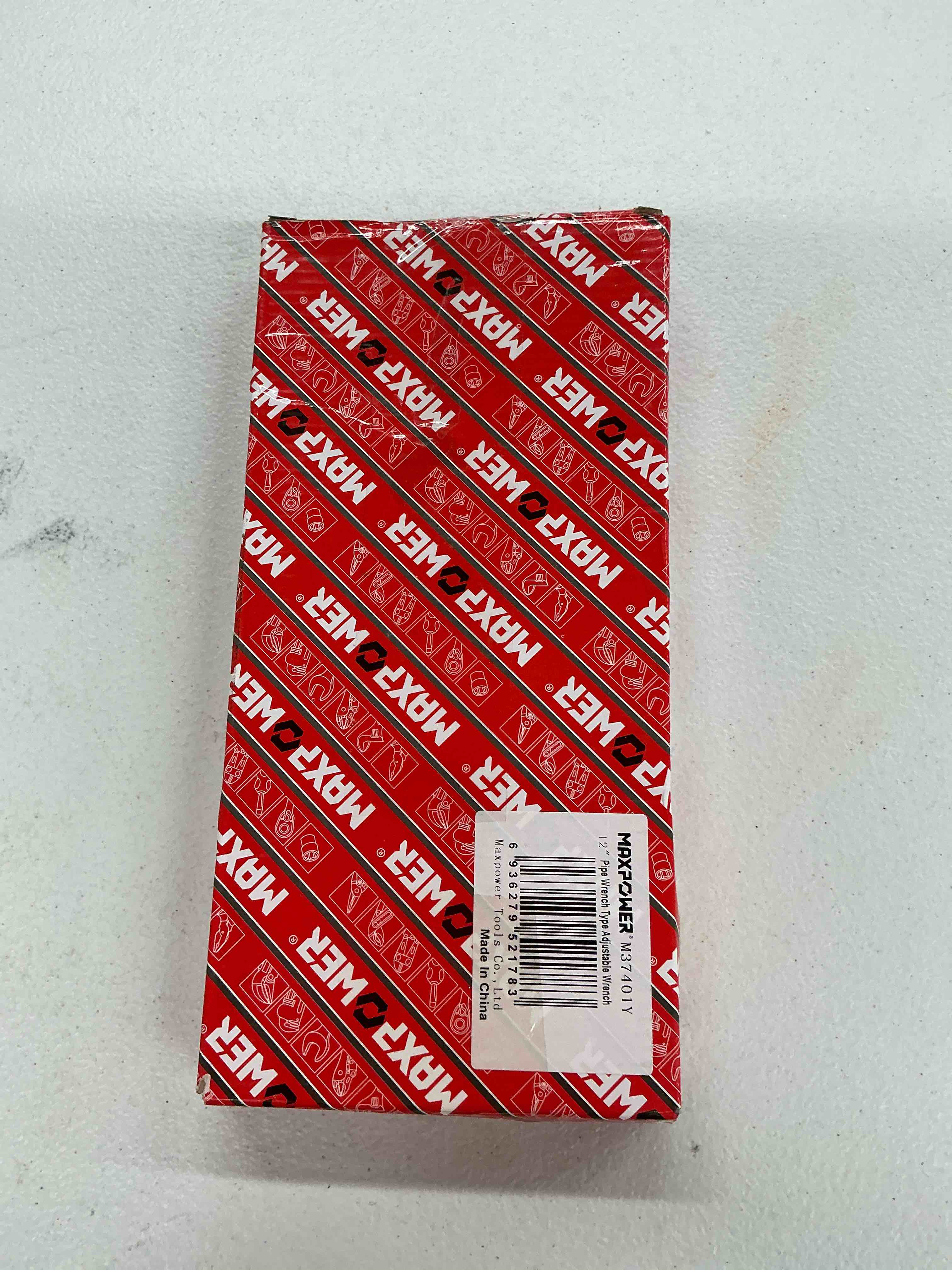 Condition photo showing Good Condition for maxpower adjustable offset hex wrench, 12 inch, red, cast iron 12"