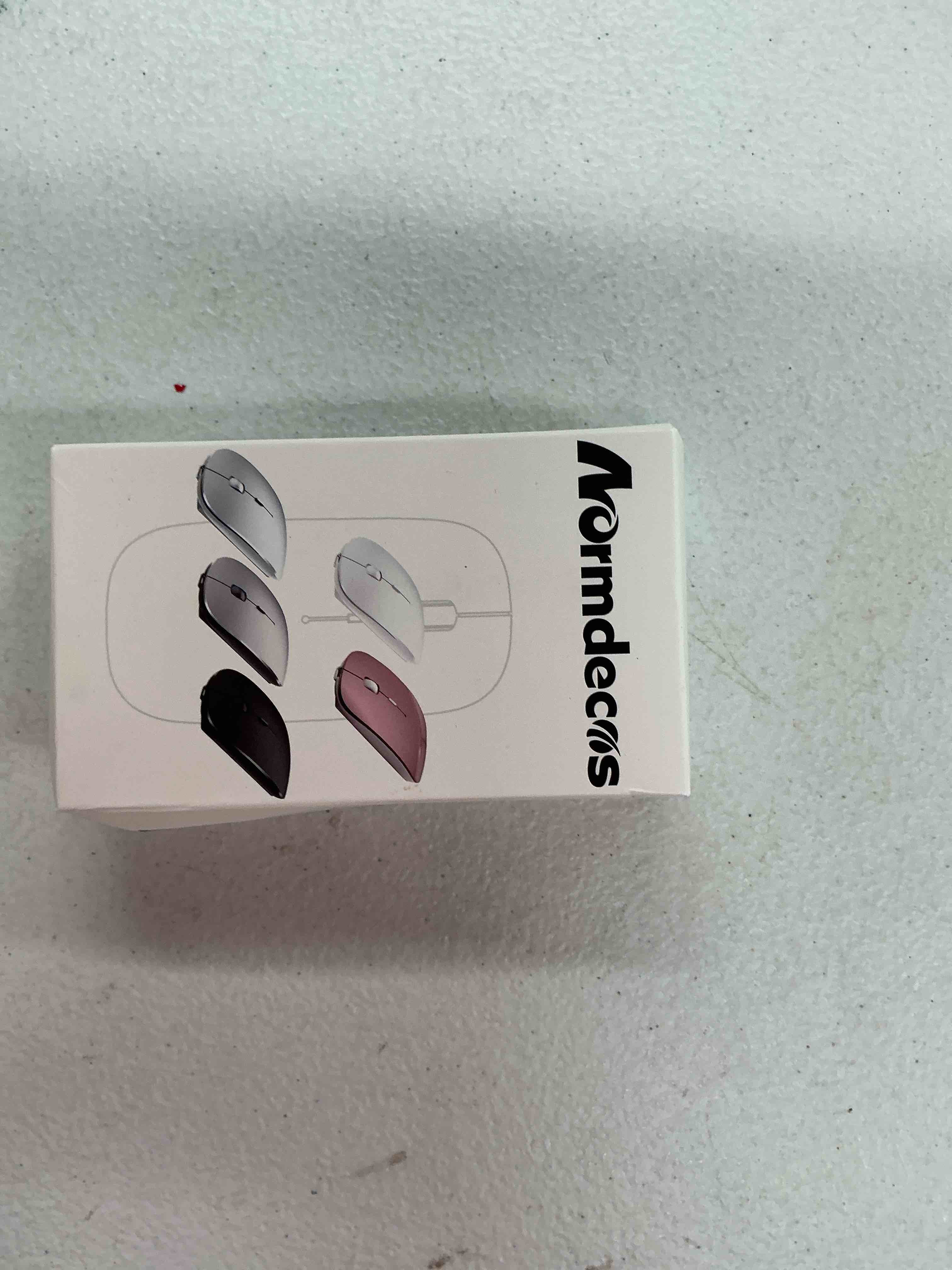 Condition photo showing New/Like New for mouse for macbook wireless bluetooth mouse laptop macbook air mac pro rechargeable silent pc ipad optical mouse with dual mode switch bluetooth 5.2/3.0 and 2.4ghz usb type-c receiver rose gold 1.bluetooth wireless mouse (rose gold)