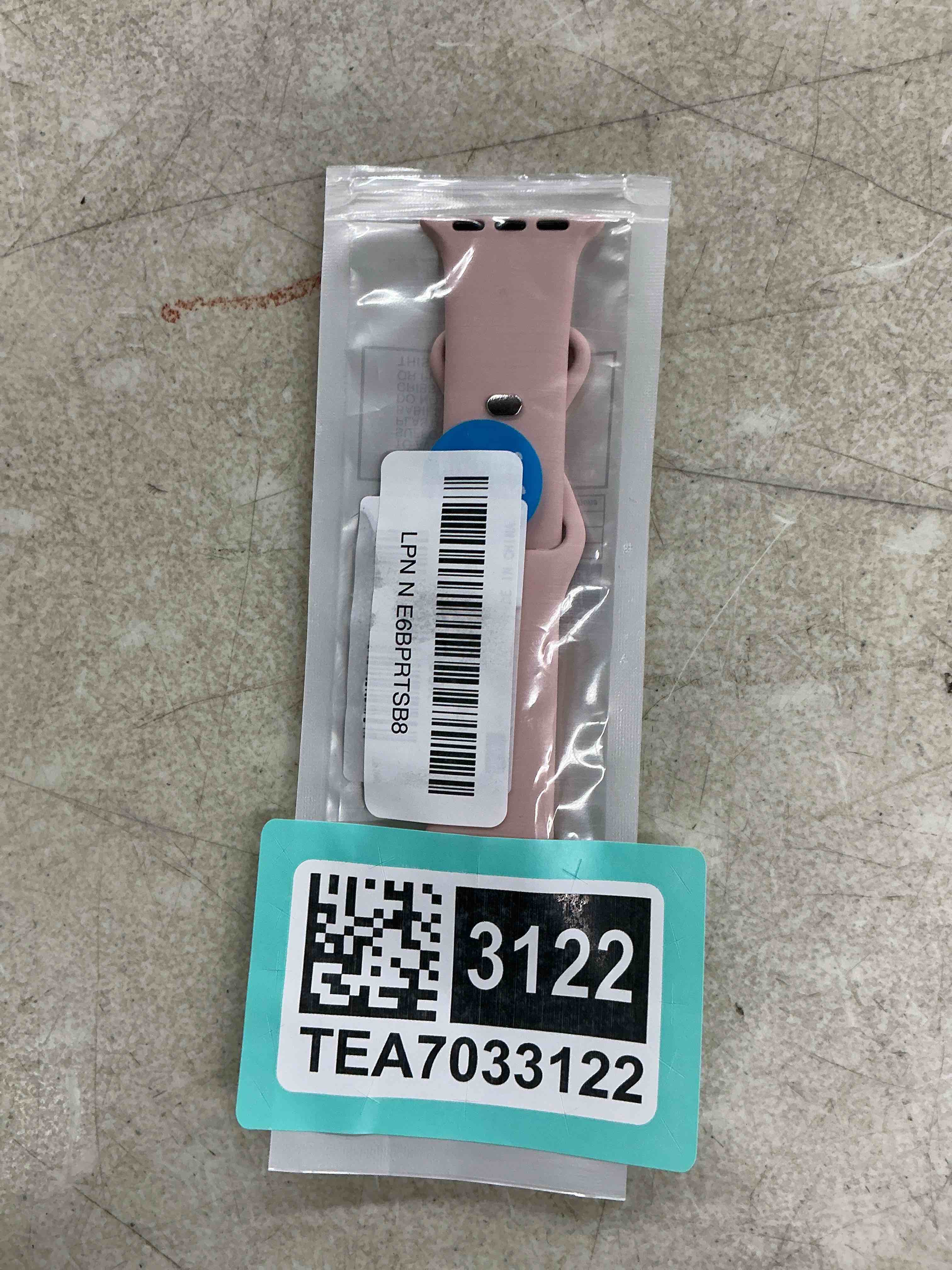 Condition photo showing Good Condition for sport band compatible with apple watch bands 40mm 38mm 41mm 42mm 44mm 45mm 49mm for women men,soft silicone waterproof replacement strap for apple watch series 11 10 9 8 7 6 5 4 ultra 3 2 1 se pink sand 38mm/40mm/41mm/42mm(series 11 10) s/m