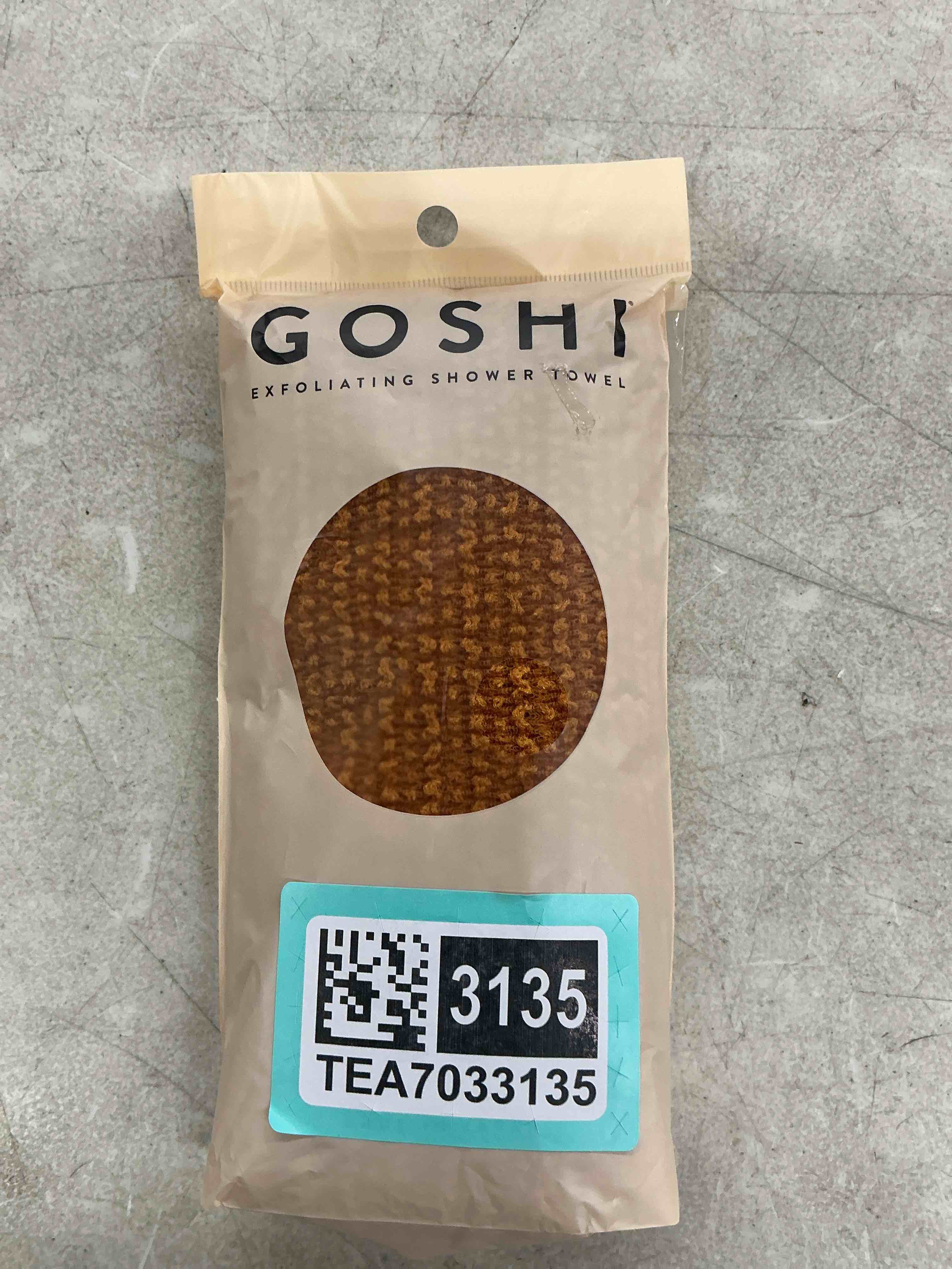 Condition photo showing Good Condition for goshi exfoliating shower towel - long body scrubber for back acne, kp & smooth skin - durable rip-resistant weave, quick-dry nylon washcloth - ethically crafted in gunma, japan - orange yellow