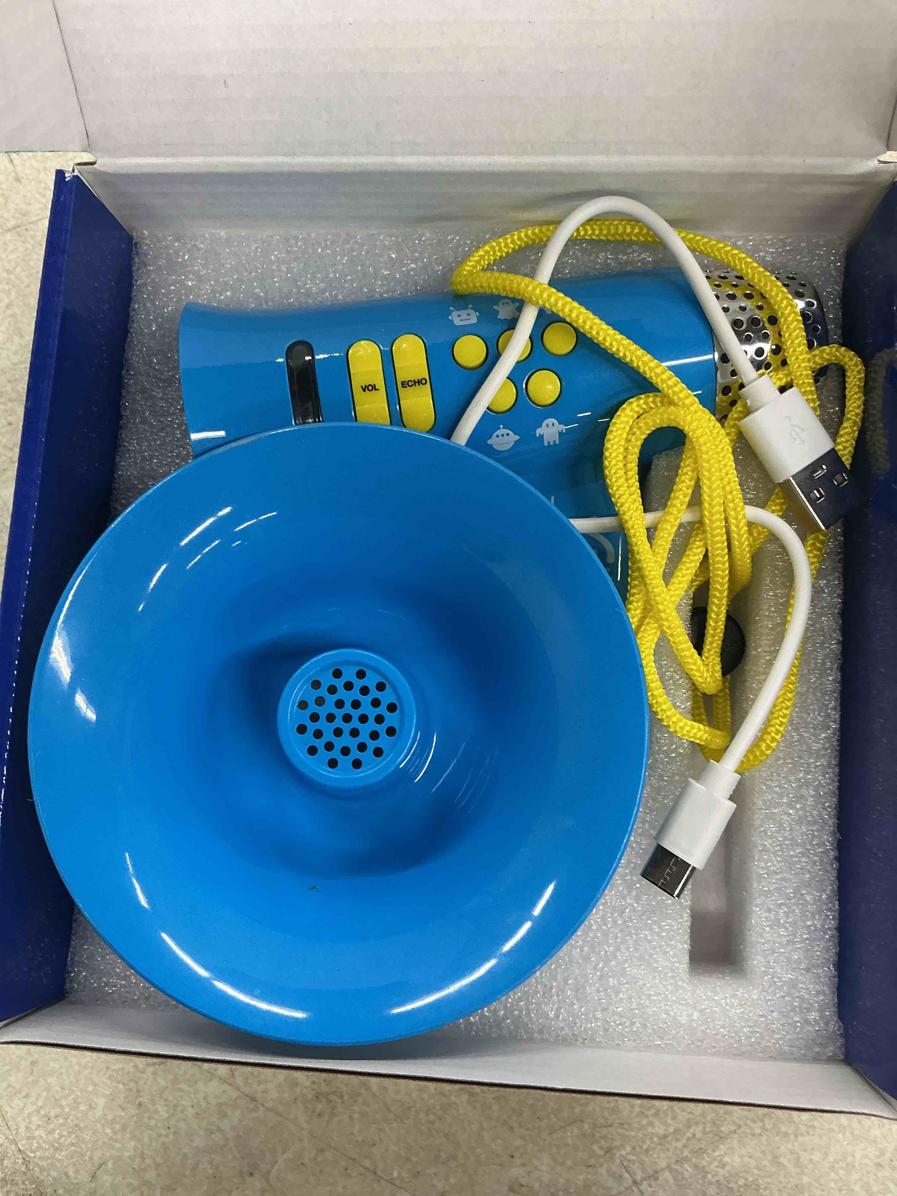 Condition photo showing Good Condition for mini explorer voice changer for kids - gifts for kids - voice changing device for boys & girls ages 3-8+ olds birthday gifts for 3, 4, 5, 7, 8 year old boy - toys gift ideas for kid, toddler blue - multi-colored
