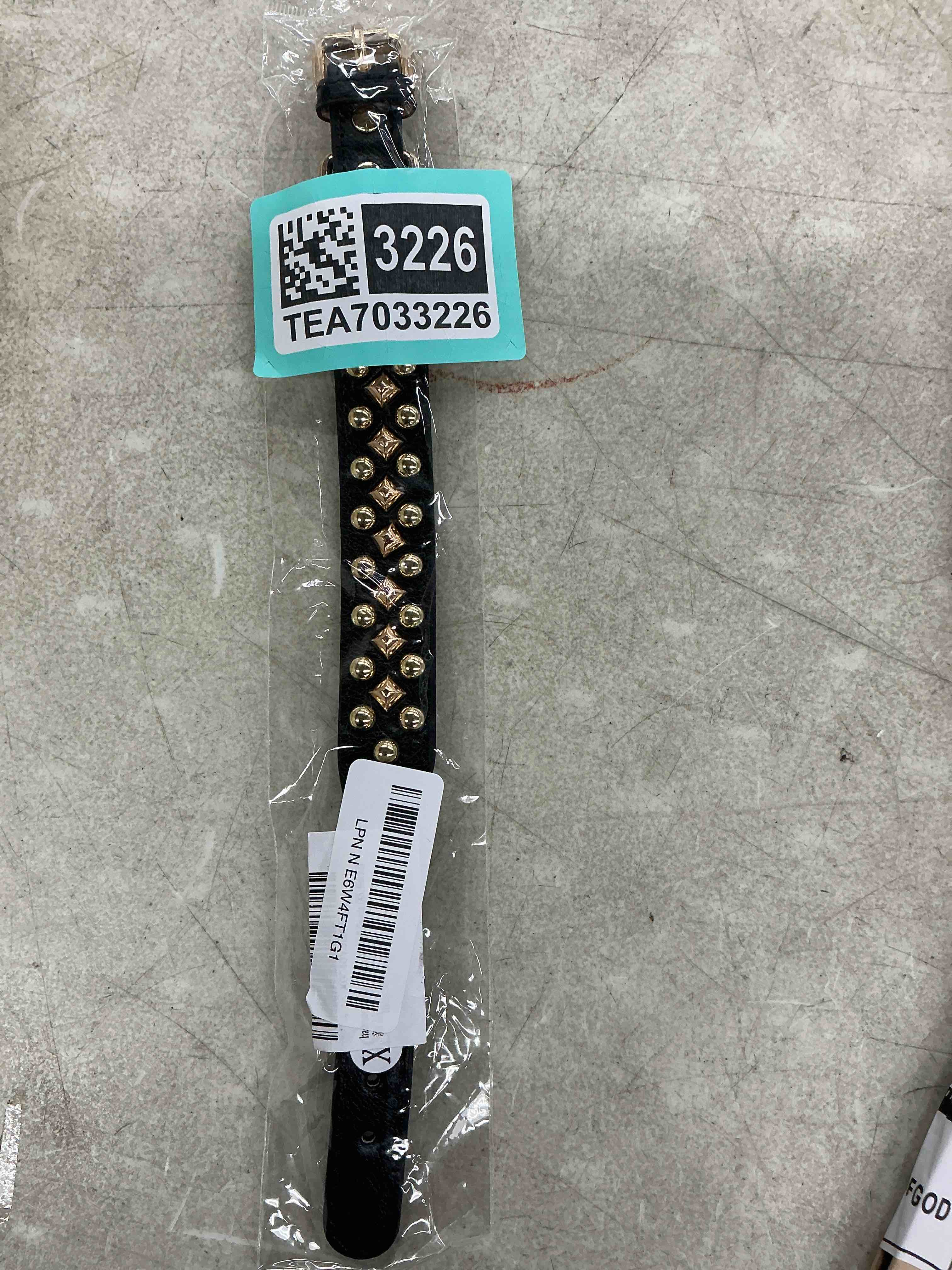 Condition photo showing Good Condition for spiked dog collar soft pu leather mushrooms rivet spike studded puppy adjustable pet collars for small breeds (xs, black3) xsmall black3