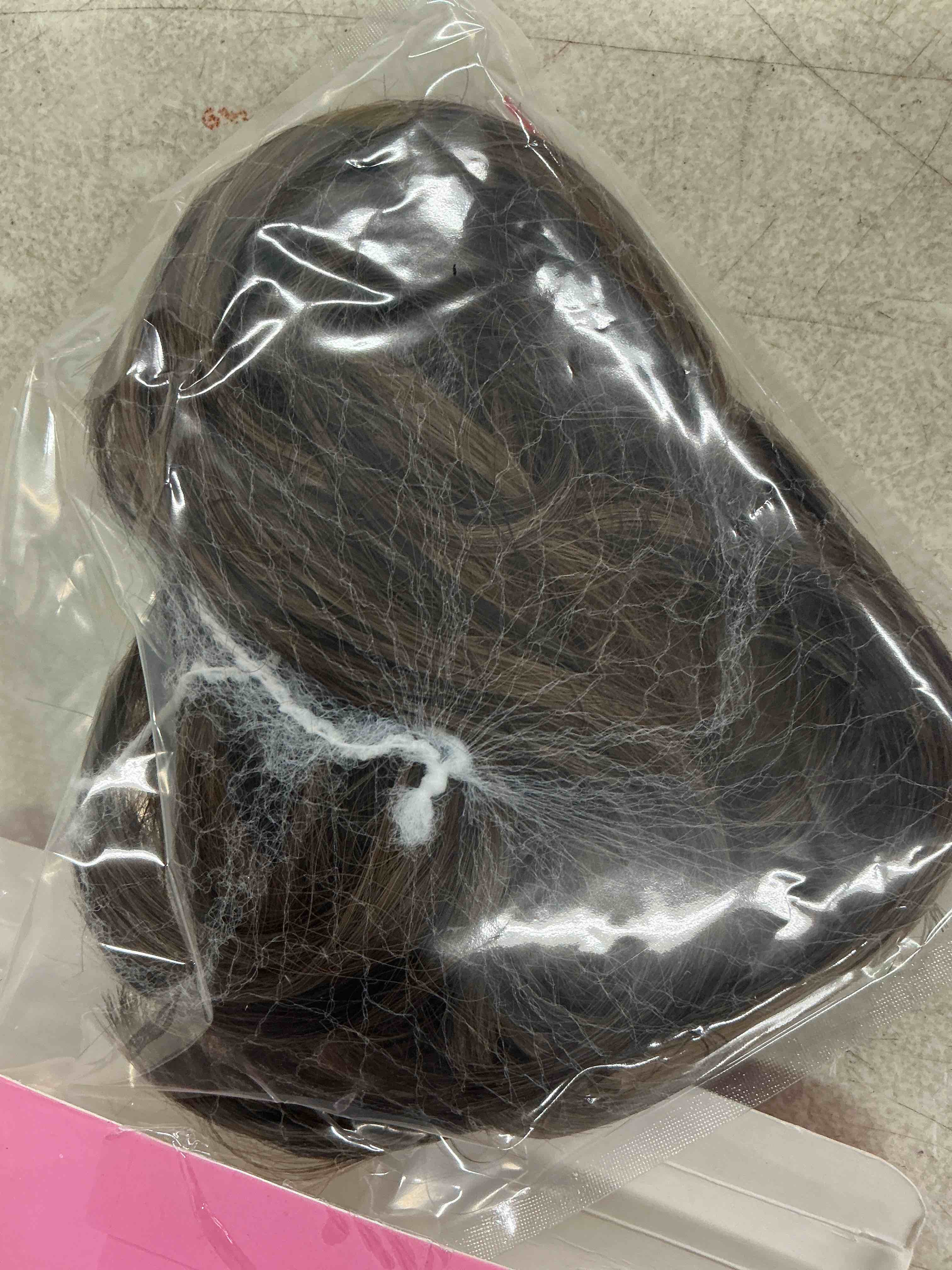 Condition photo showing Good Condition for cjl hair messy bun hair piece curly hair bun extensions with straight tails synthetic hair scrunchies ponytail hairpieces for women coffee brown l-coffee brown