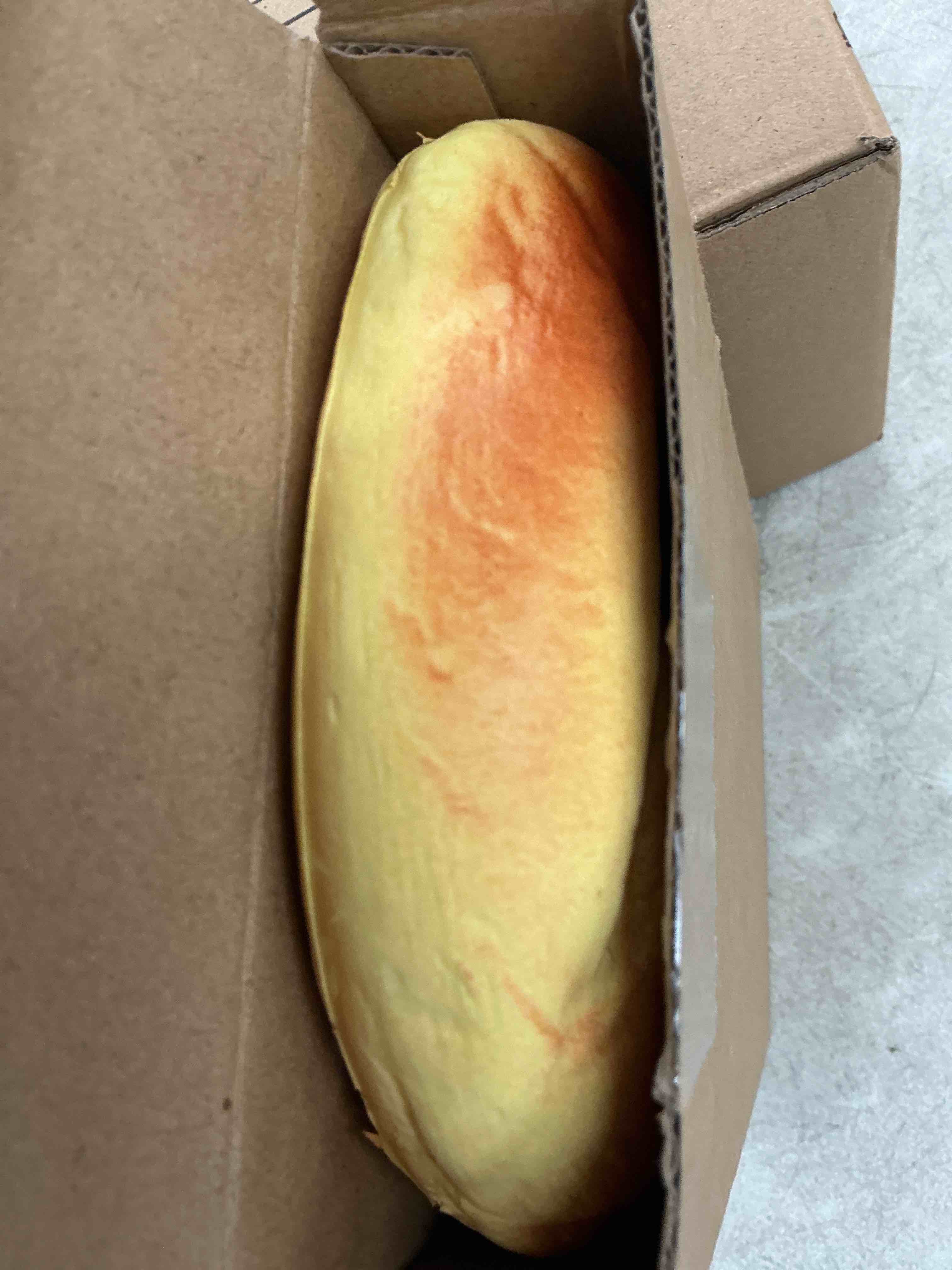 Condition photo showing Good Condition for imikeya artificial french long bread loaf: soft artificial baguette lifelike french bread model long loaf food display realistic fake dessert cake pretend play food photography prop kitchen decoration
