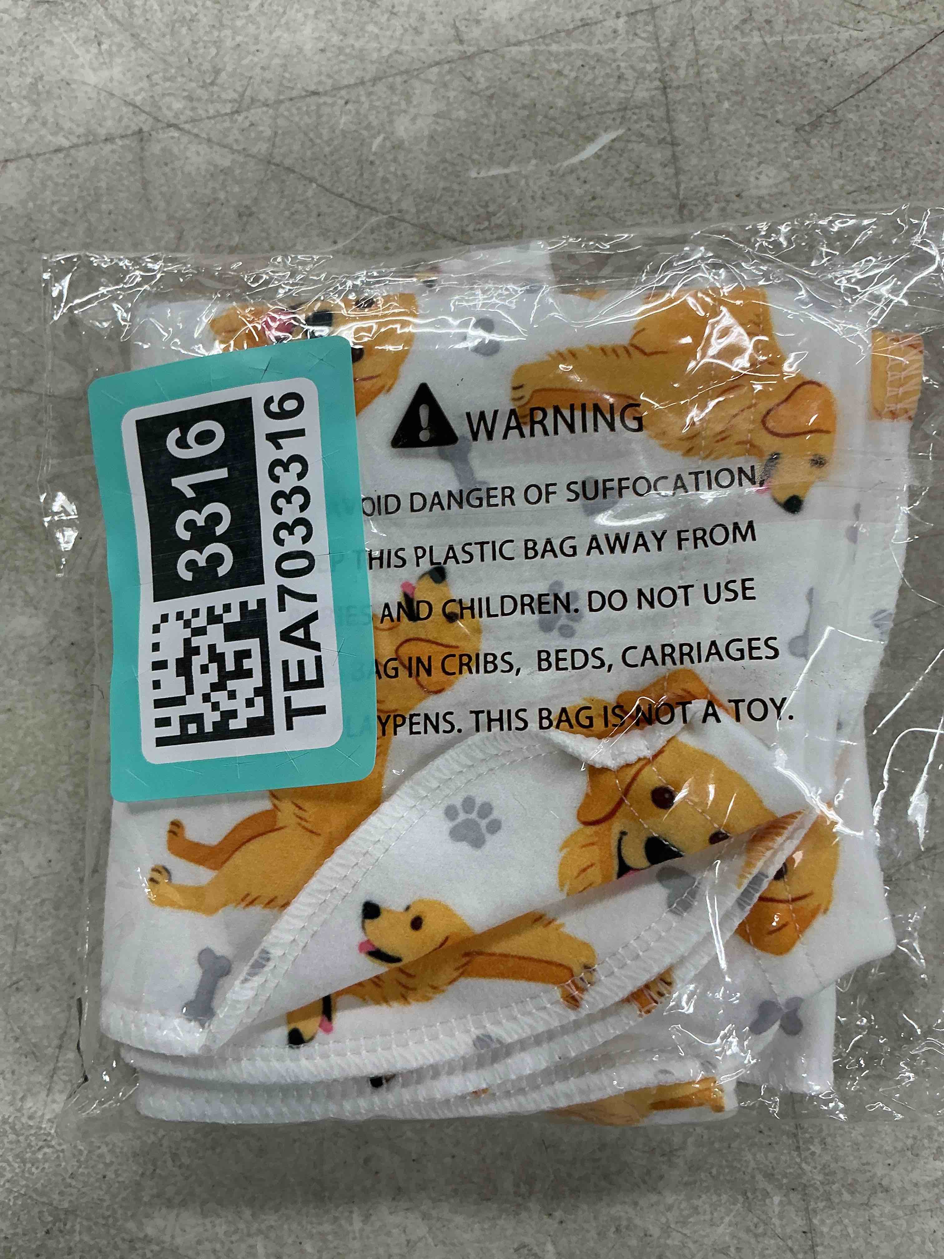 Condition photo showing Good Condition for golden retriever dog swaddle blanket, soft swaddling blanket, dog baby items stuff
