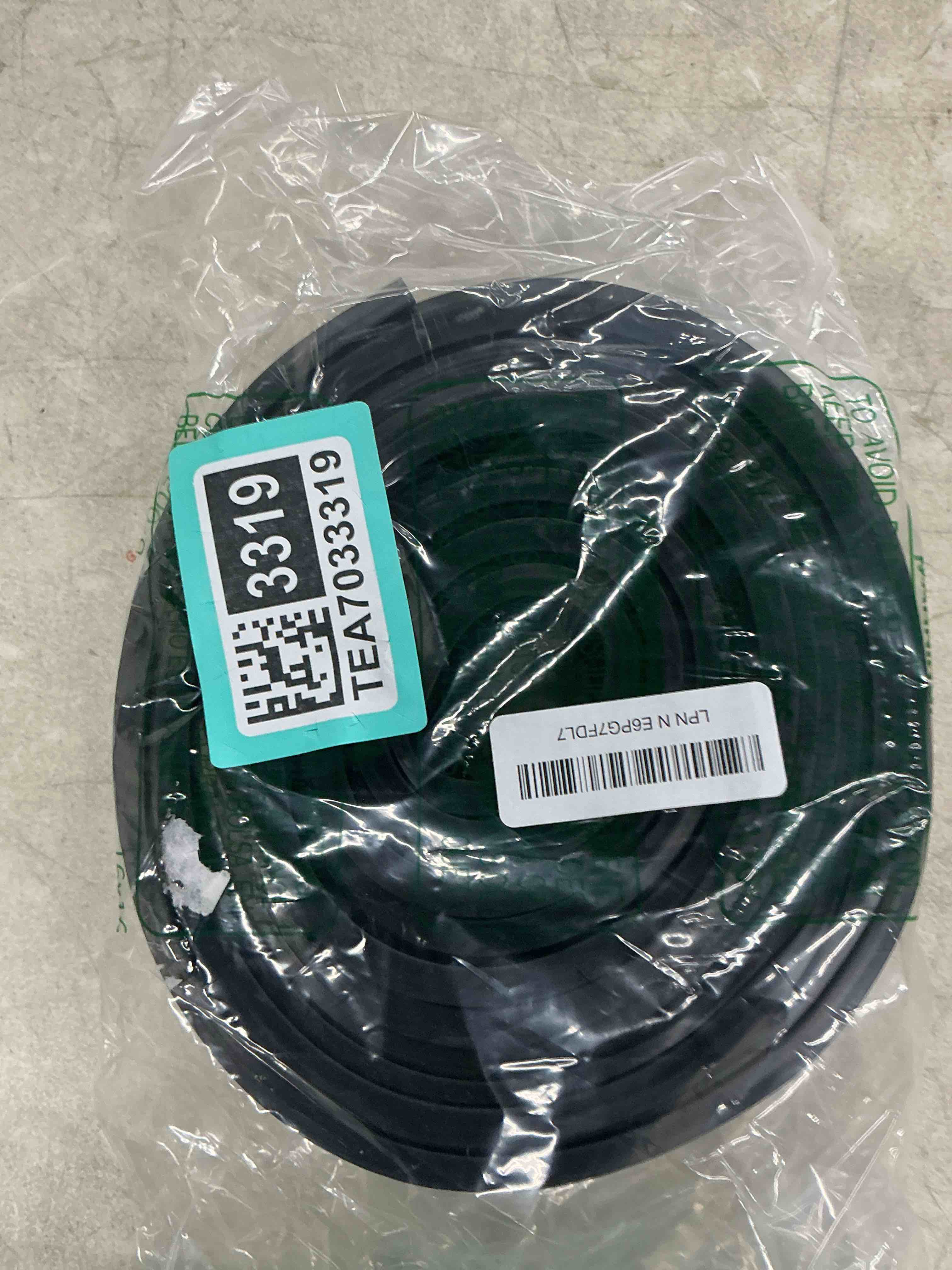 Condition photo showing Good Condition for tolanbbt 17ft garage door bottom seal strip for clopay, epdm garage door rubber weather stripping replacement for single slot, blocks cold/hot winds, black 17 feet black-0.37" trapezoid