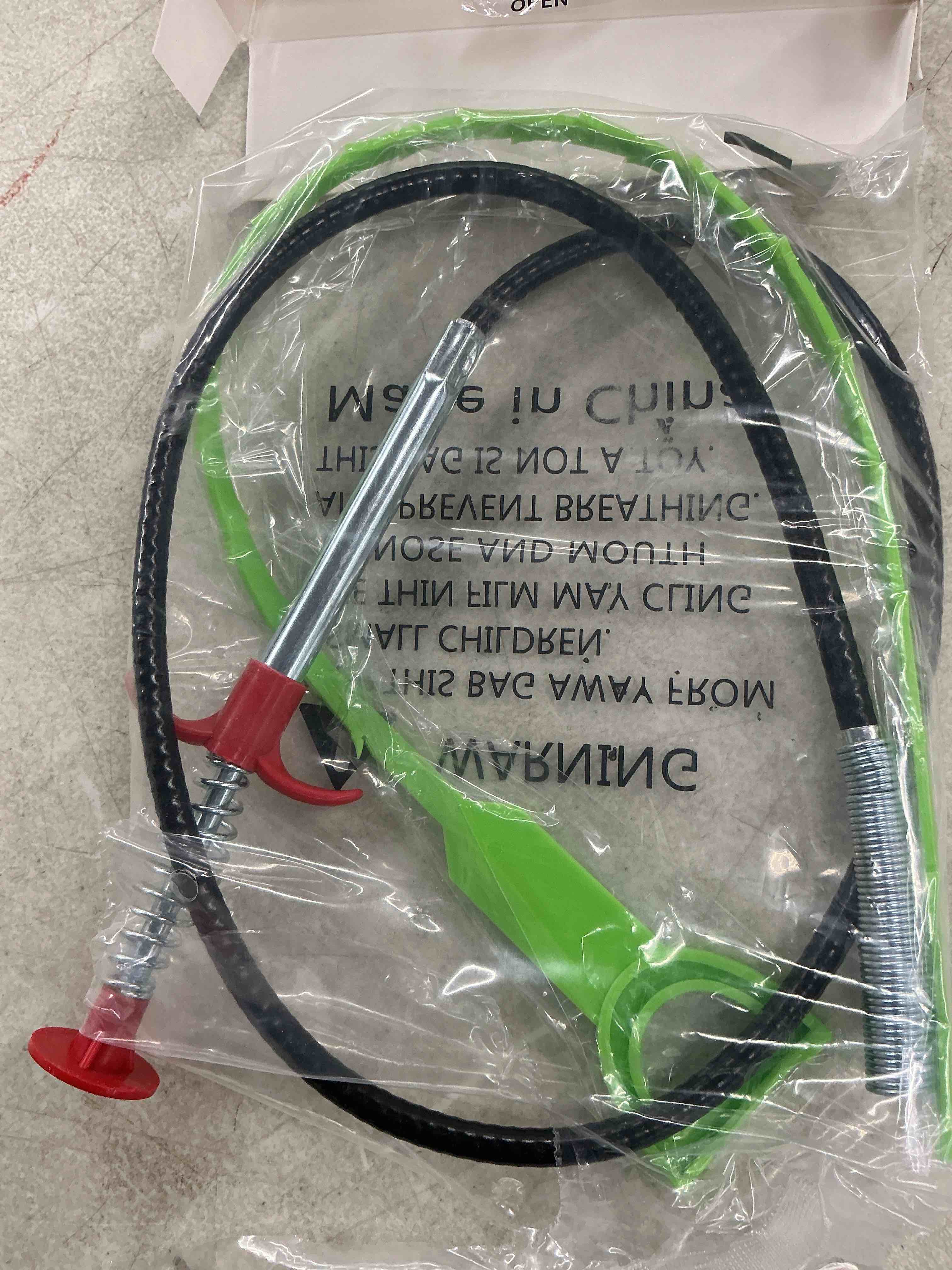 Condition photo showing Good Condition for dr.pen flexible grabber claw pick up reacher tool (drain clog remove tool), with 4 claws bendable hose pickup reaching assist tool for litter pick, home and kitchen sink, drains, toilet (35.4 inch) 35.4inch