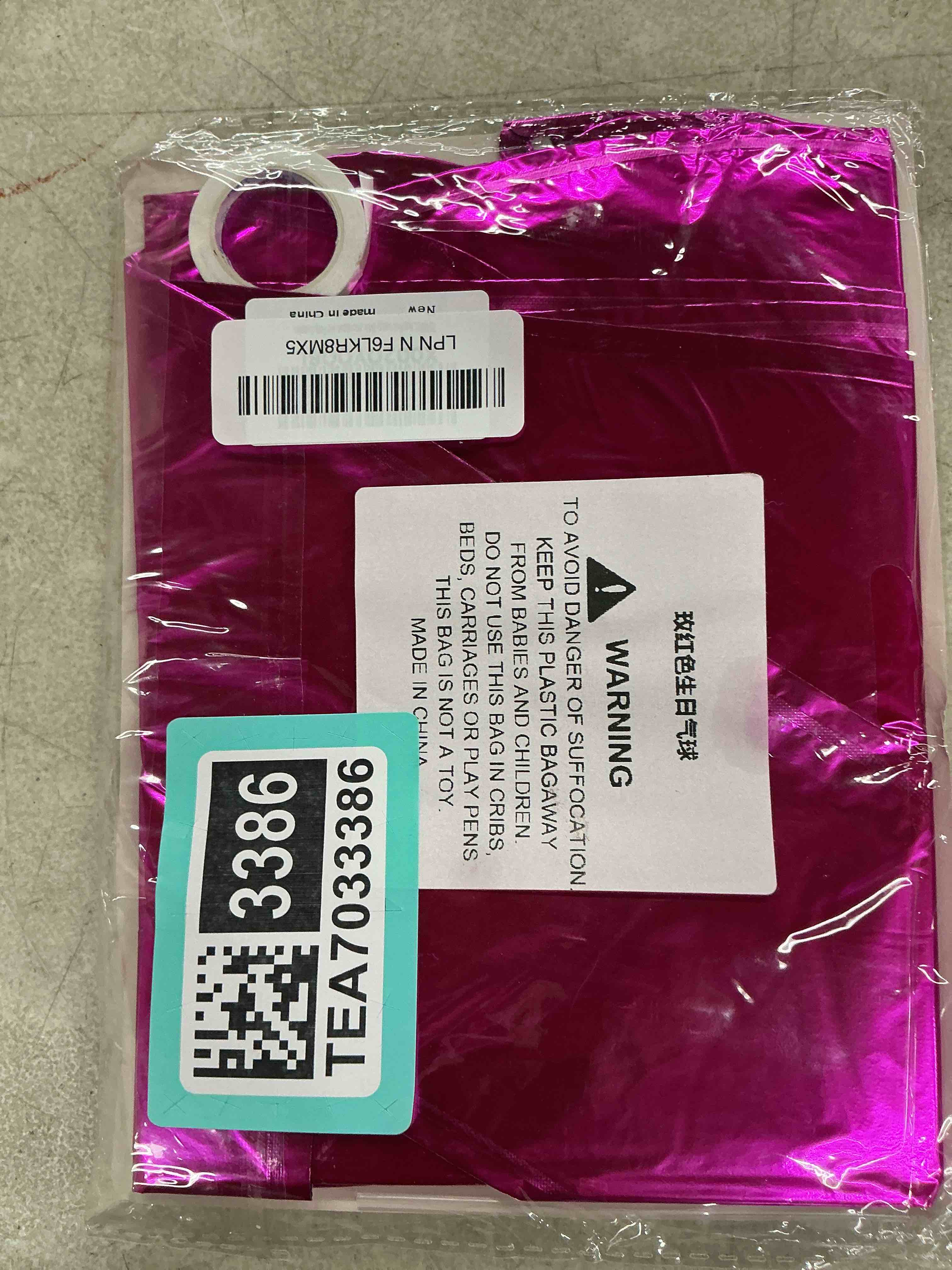 Condition photo showing Good Condition for toniful hot pink happy birthday balloons banner, 16 inch mylar foil letters birthday sign bunting reusable for girls boys kids & adults birthday decorations and party supplies