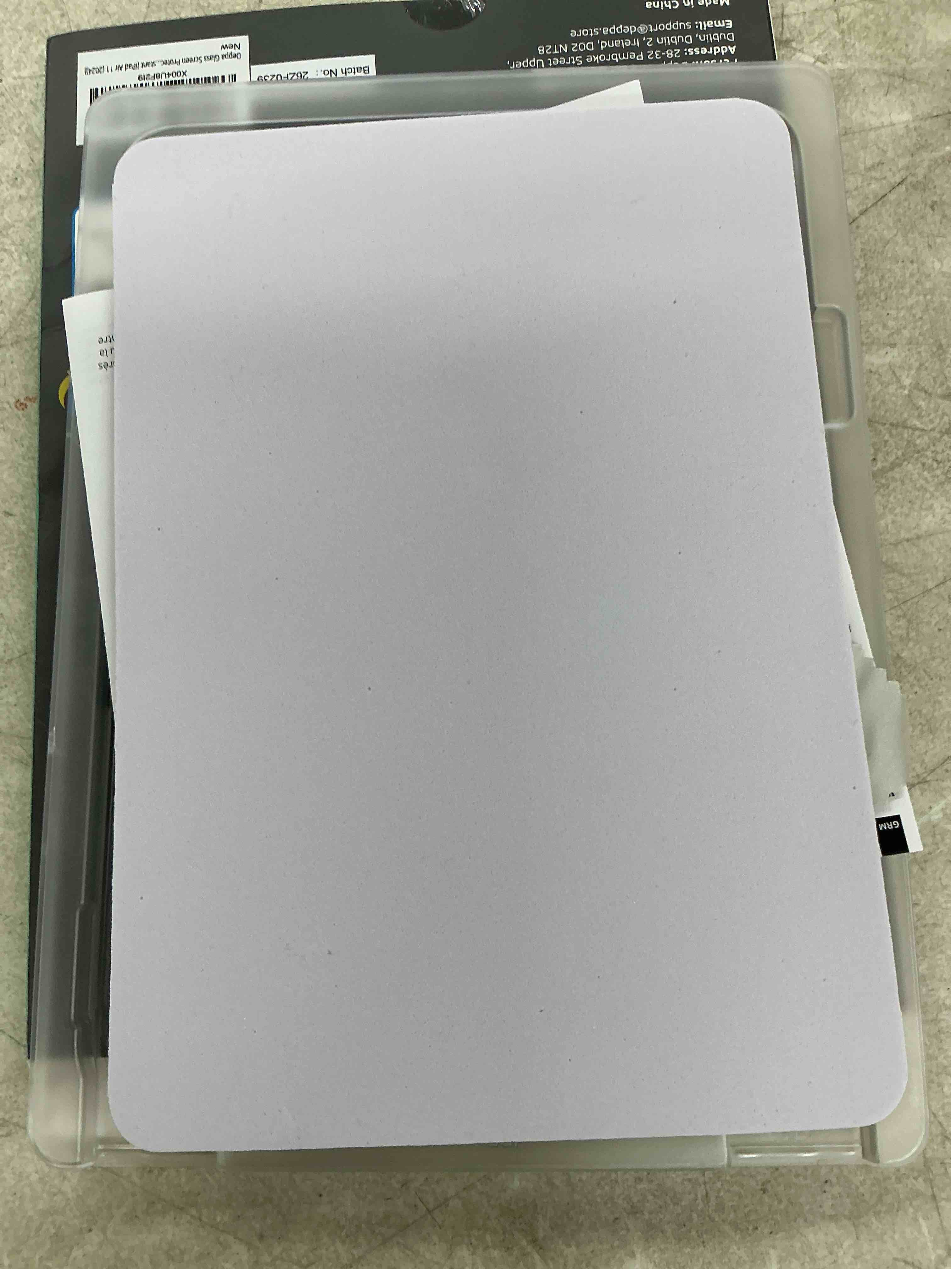 Condition photo showing Good Condition for deppa for ipad air 11-inch m4/m3/m2 (2026/2025/2024, 8th/7th/6th gen) screen protector with easy installation kit– face id & apple pencil compatible, anti-glare, scratch-resistant, full coverage, hd clear ipad air 11 m4/m3/m2 (8th/7th/6th gen)