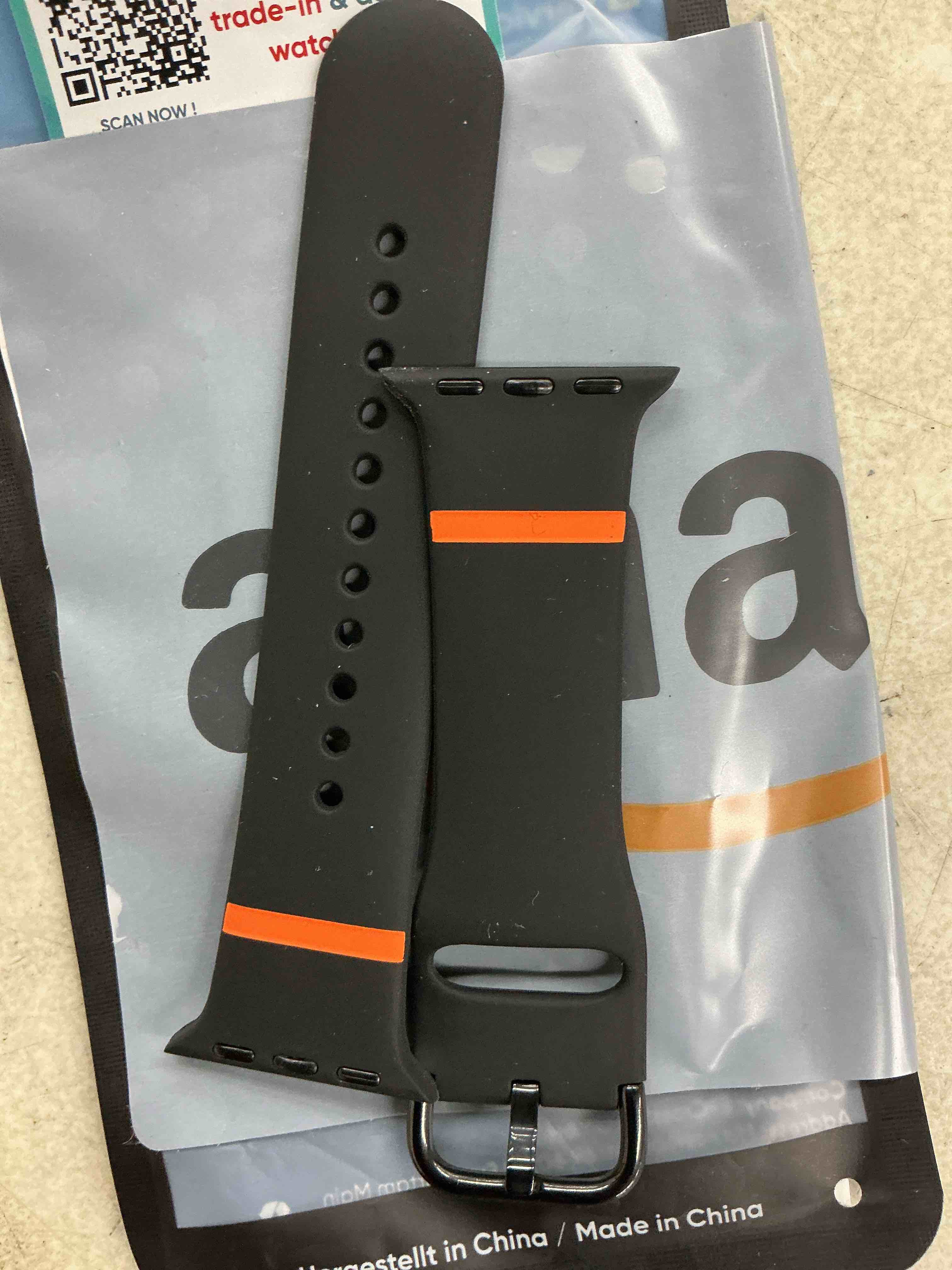 Condition photo showing Good Condition for sport band compatible with apple watch bands 49mm 46mm 45mm 44mm 42mm 41mm 40mm 38mm, soft silicone replacement strap with classic clasp for iwatch series 11 10 9 8 7 6 5 4 3 2 1 se ultra women men abyss blue 38 /40 /41 /42mm