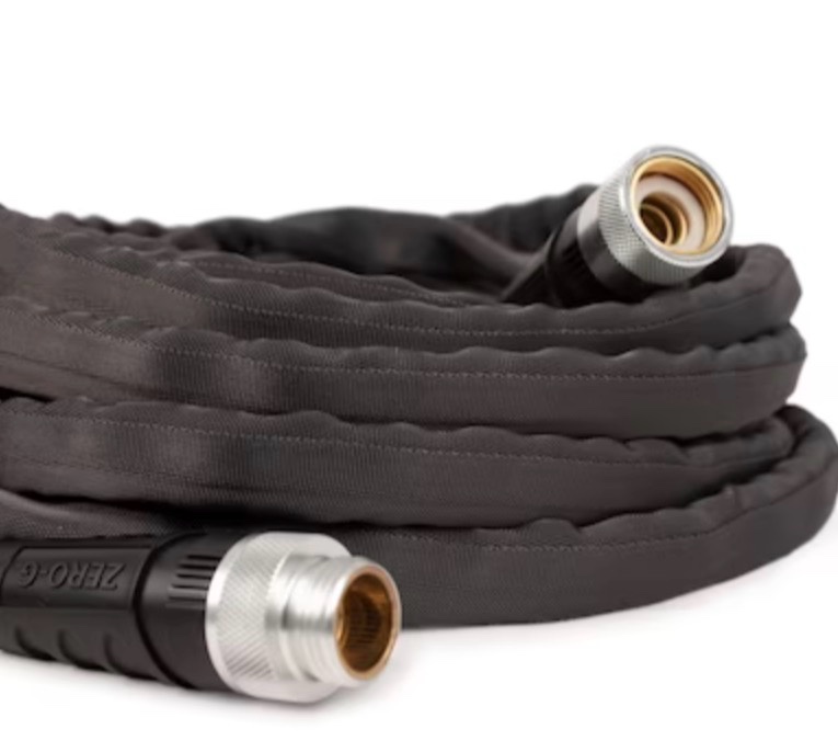 Zero-G Teknor Apex 5/8-in x 25-ft Premium -Duty Kink Free Woven Gray Hose