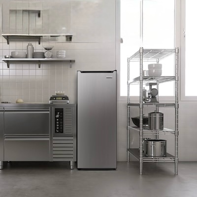 Frigidaire Convertible 7-cu ft Garage Ready Upright Freezer ( Stainless Steel )