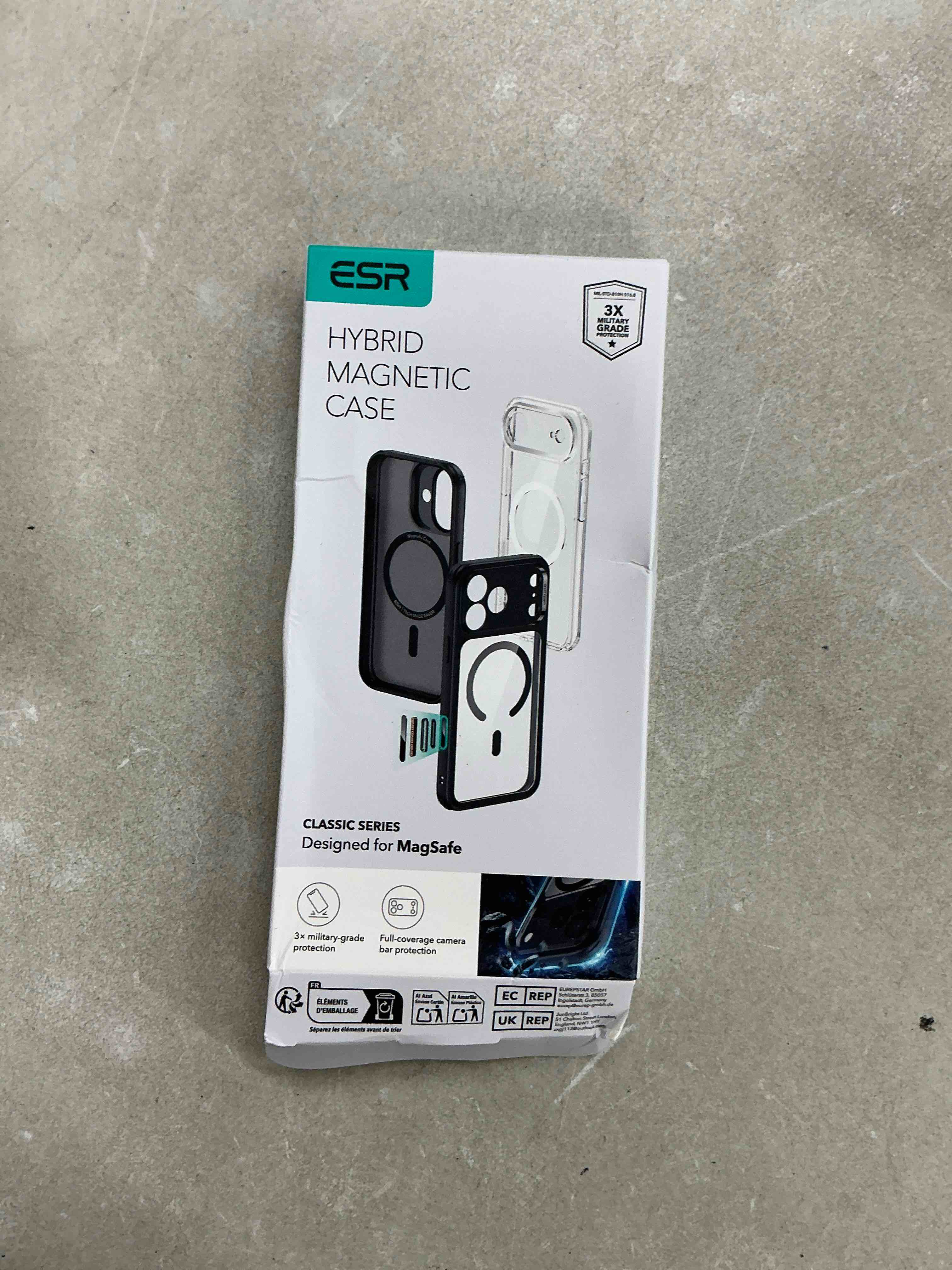 Condition photo showing Good Condition for esr for iphone 17 pro case, camera control, compatible with magsafe, shockproof military-grade protection, magnetic phone case for iphone 17 pro, classic hybrid case, clear iphone 17 pro a-clear