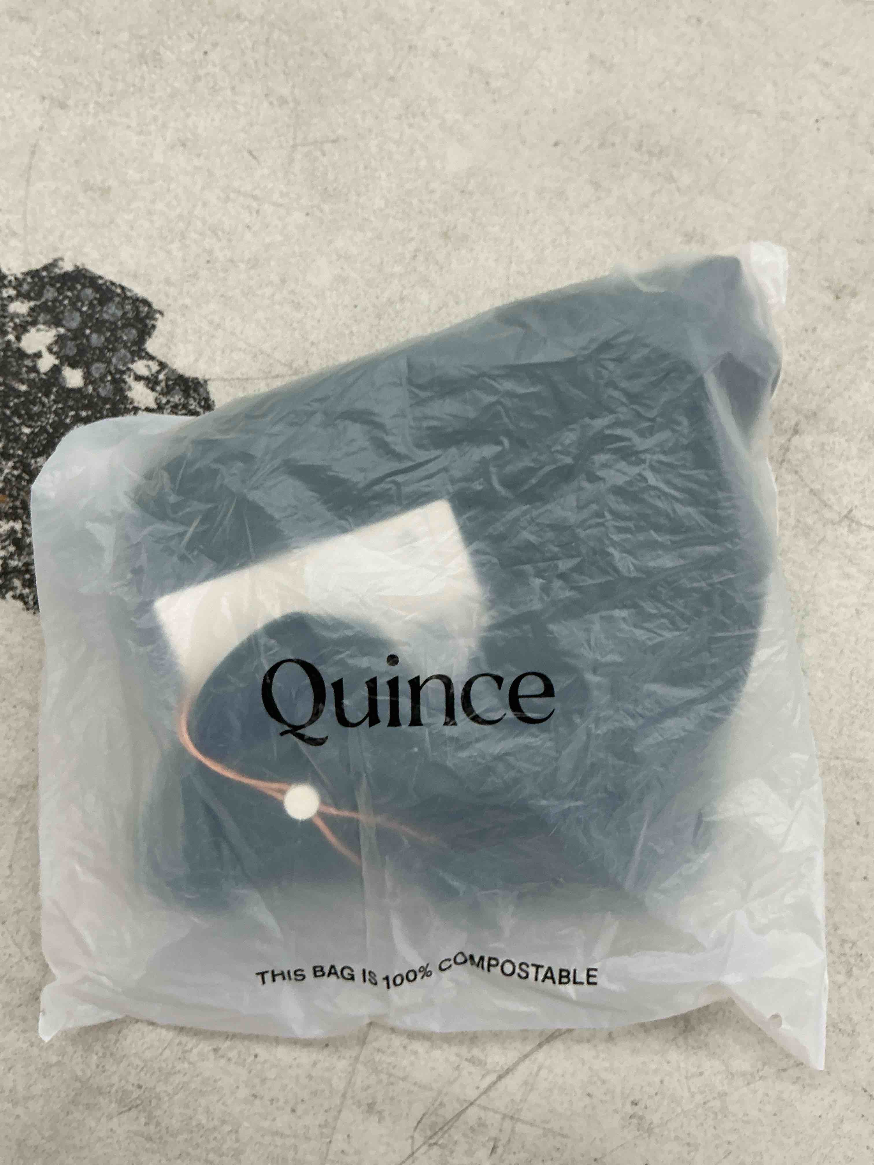 Condition photo showing New/Like New for quince italian plunge one-piece swimsuit, s, palm