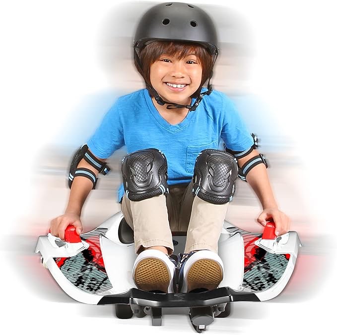 Rollplay Nighthawk NexGen Electric Ride On Toy for Ages 6 & Up with High Power 24V Lithium Ion Battery, Side Handlebars for Steering, and a Top Speed of 6.5 MPH, Black