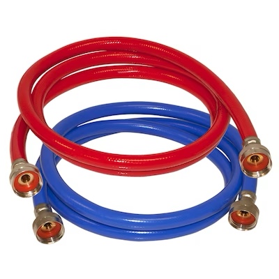 EASTMAN 2-Pack 6-ft 800-PSI PVC Washing Machine Connectors