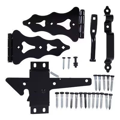National Hardware N109-015 V867 Gate Kit in Black