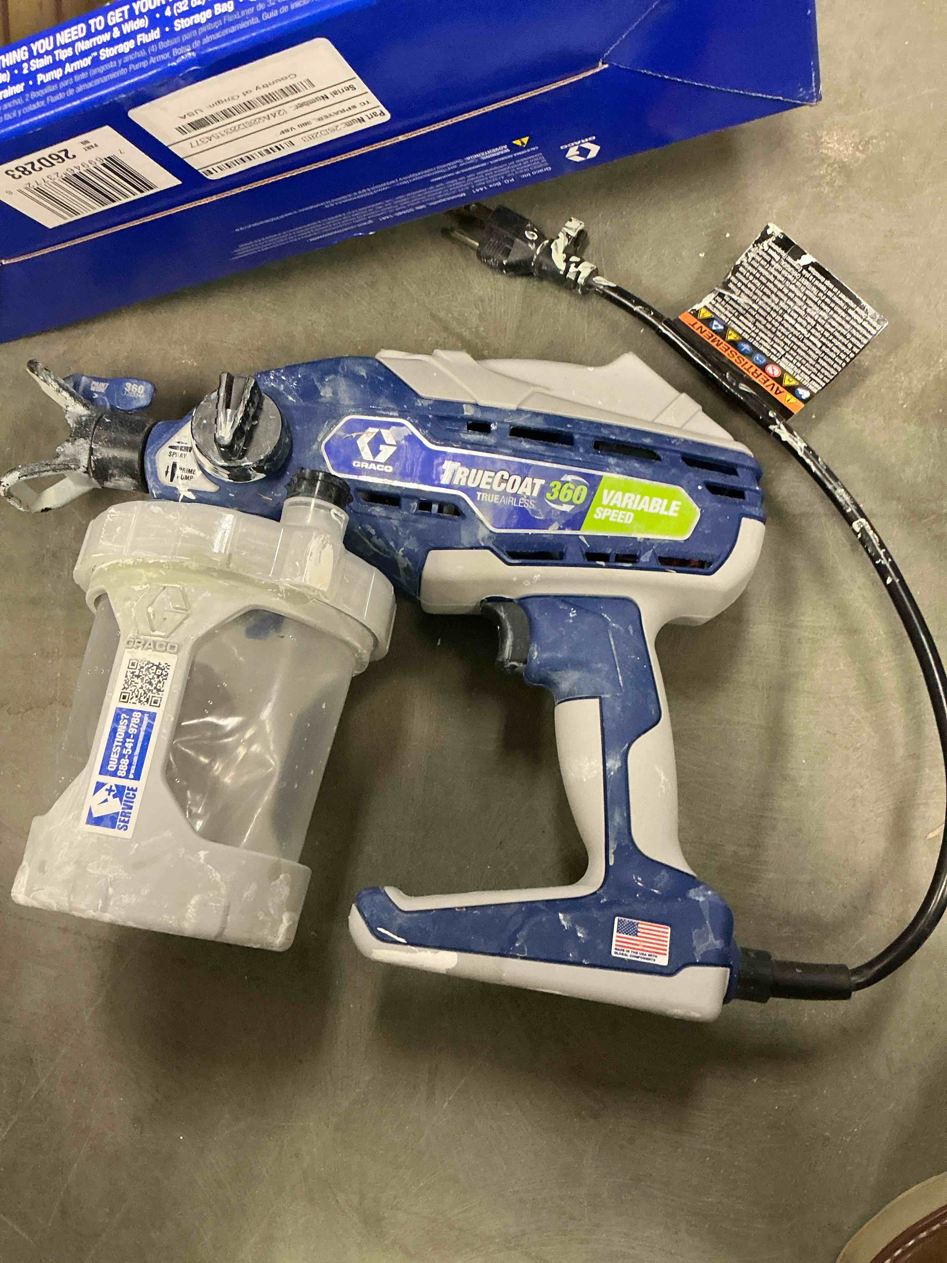 Graco 26D283 TrueCoat 360 Variable Speed Paint Sprayer