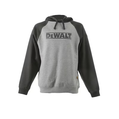 DEWALT Adult unisex Gray Hoodie ( Large