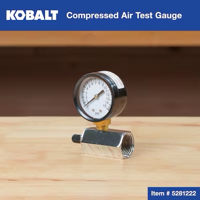 Kobalt Air Test Gauge 3/4 inch Press tool