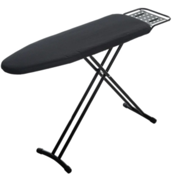 Ironing Board Full Size, RAINHOL 54"x13" Heavy Duty Compact Iron Board with Iron Rest, Heat Resistant Cover with Ultra Thick Padding, Height Adjustable Sturdy Iron Stand, Black