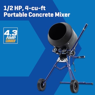 Kobalt 4 cu ft Portable Mixer