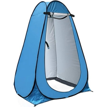 GVDV Pop up Shower Tent, Upgrade Privacy Tent, Portable Outdoor Camping Bathroom Toilet Tent Changing Dressing Room Privacy Shelters Room for Hiking and Beach Sun Shelter Picnic Fishing
