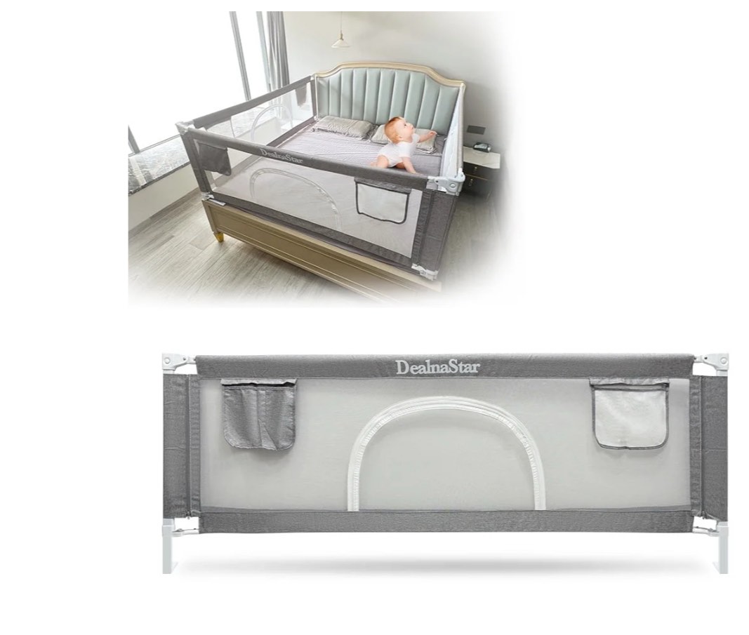Bed Rail for Toddlers,80" Baby Bed Rail Guard,Upgrade Adjustable Kids Bed Rail,Universal Safety Baby Bed Side Rail Guard for Twin,Full,Queen,King,Cal King Size.