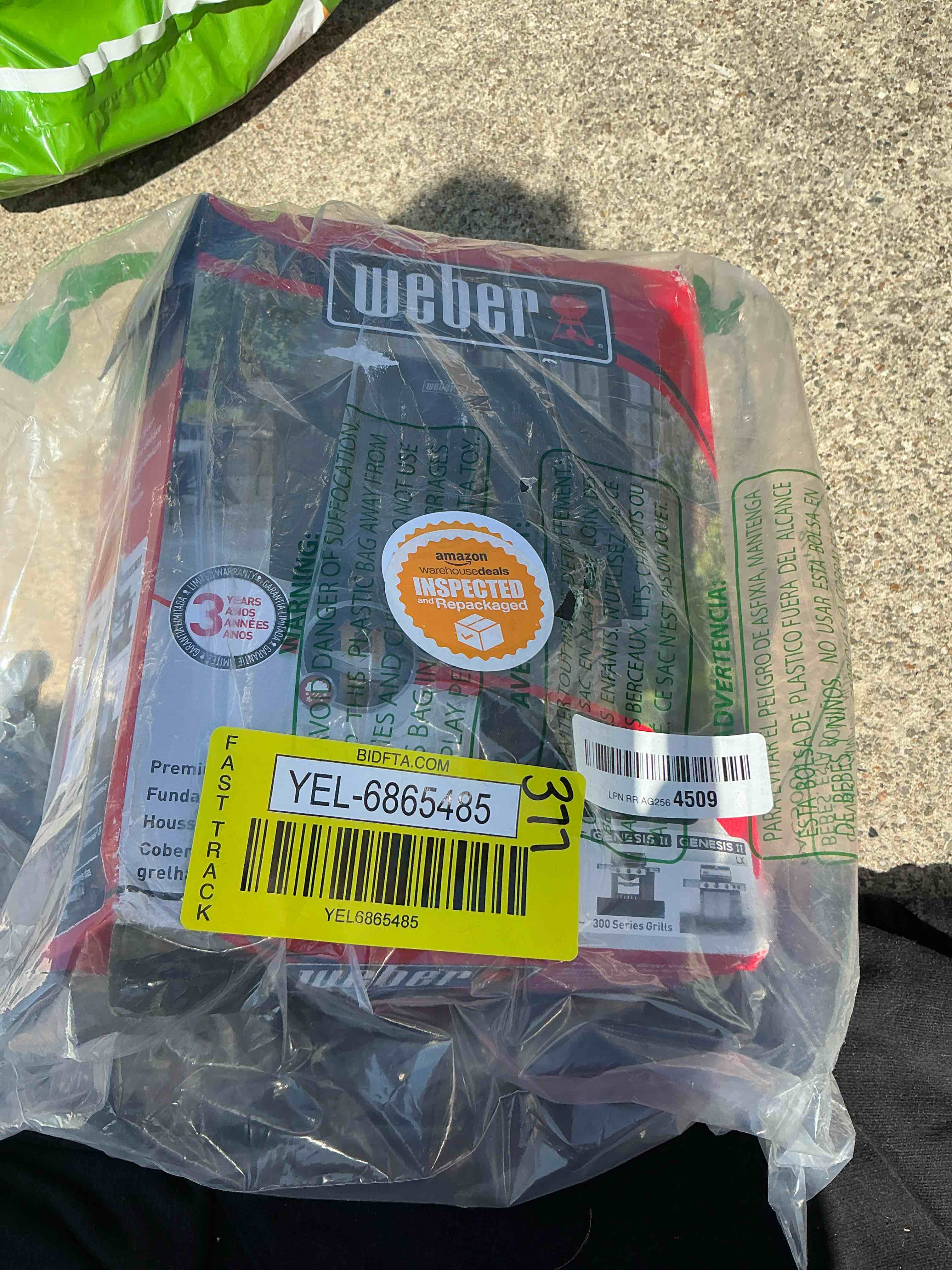 Weber Spirit and Spirit II 200 Series Premium Grill Cover, Heavy Duty and Waterproof, Fits Grill Widths Up To 48 Inches