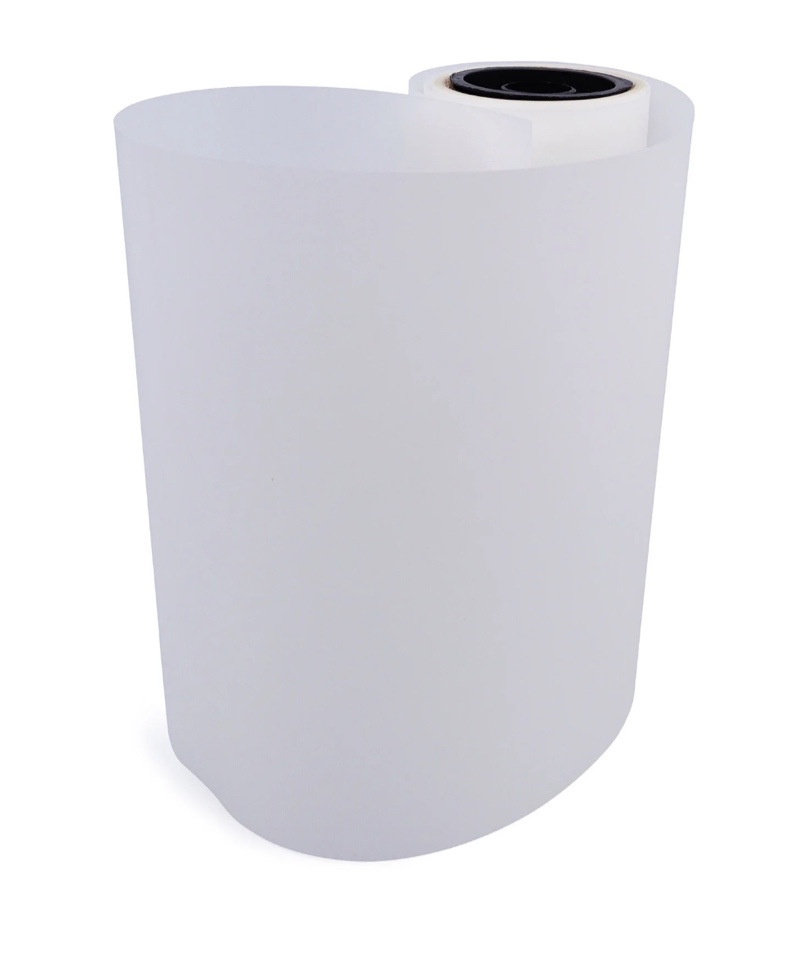 CALCA DTF Film Roll 23.6" x 328Ft Direct to Film DTF Transfer Film Pretreat PET Heat Transfer Paper Hot Peel Single Sided