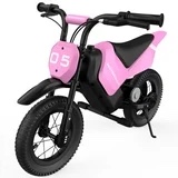 HOVERMAX Electric Dirt Bike, 150W Electric Motorcycle 10MPH Max Speed, Ride On Toys motocross for Kids