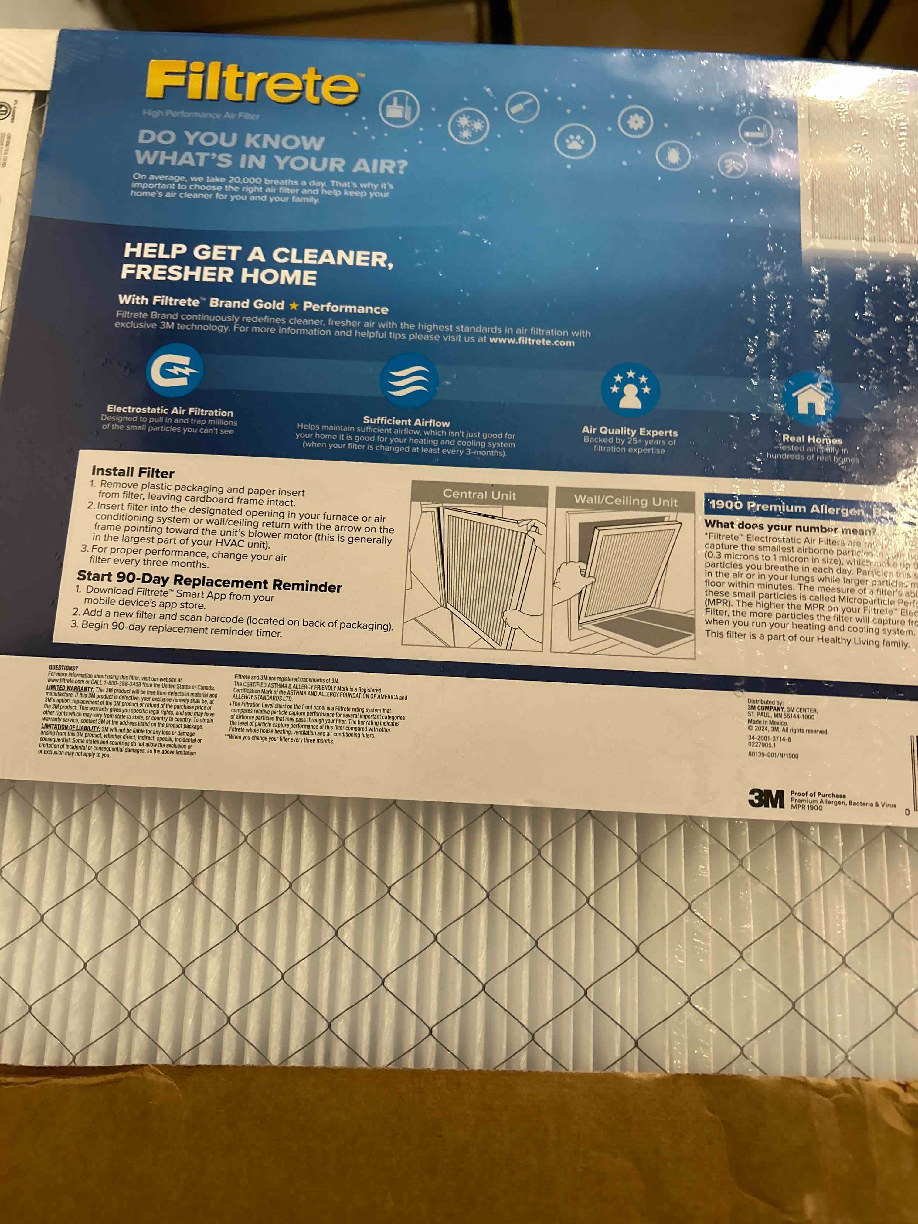 Filtrete 18x20x1 2 Pack