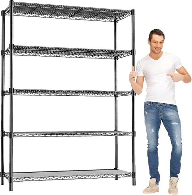Black Wire Metal Shelf