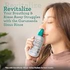 GuruNanda Sinus Rinse Bottle & Saline Premixed Packets 120ct - All Natural Sinus Rinse Packets to He