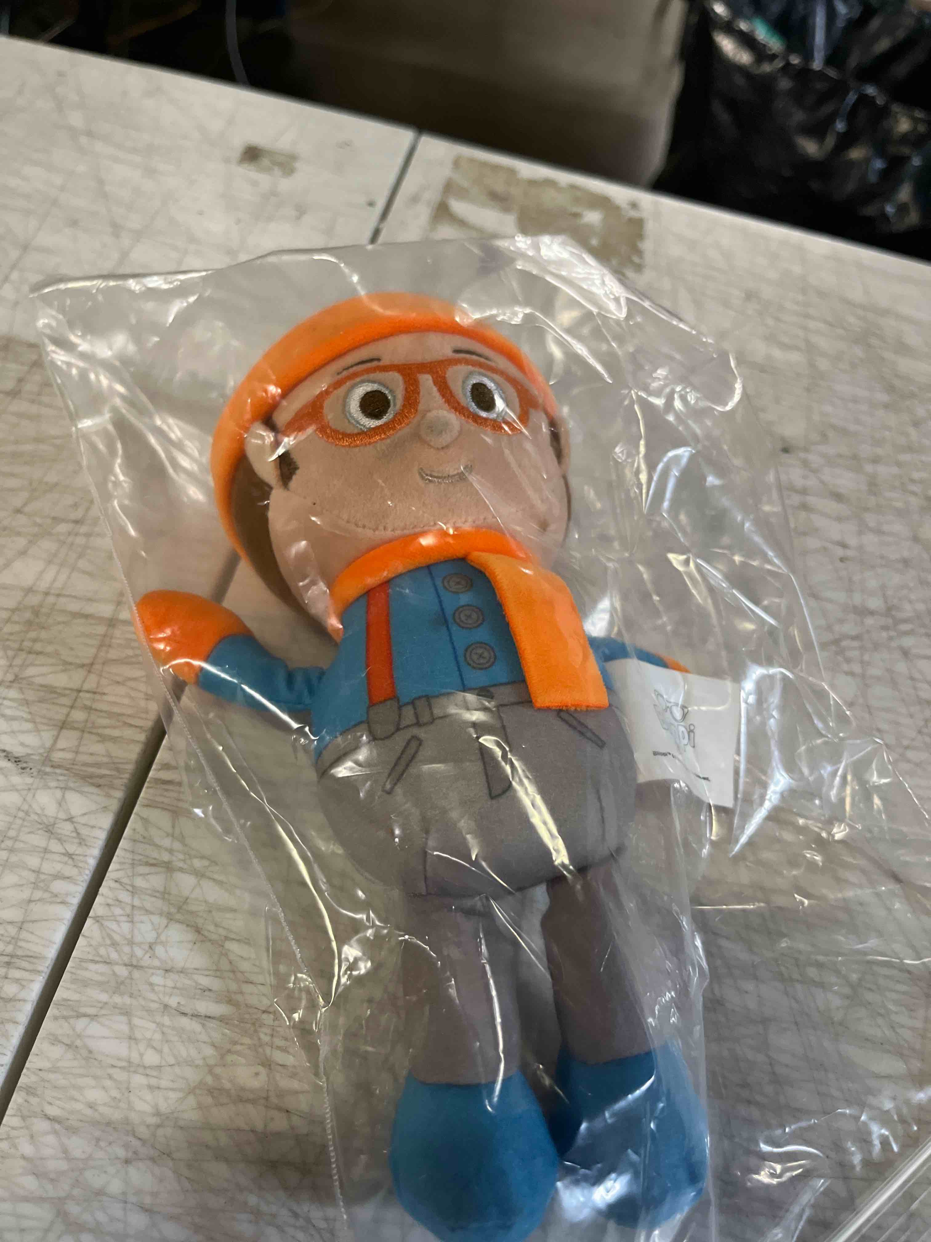 winter blippi plush