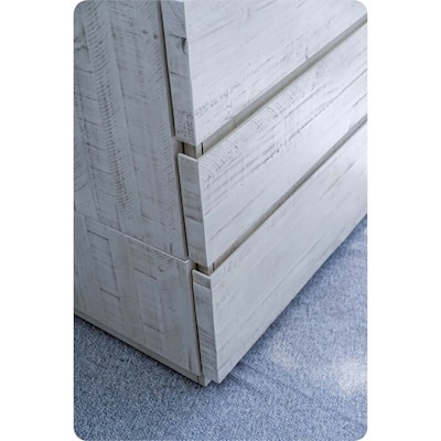 Fresca Formosa 30-in Rustic White Bottom Drawer Section To Floor Mount Vanity Installation - FCB3131RWH