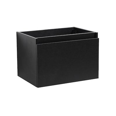 Fresca Mezzo 30-in Black Bathroom Vanity Base Cabinet without Top - FCB8007BW