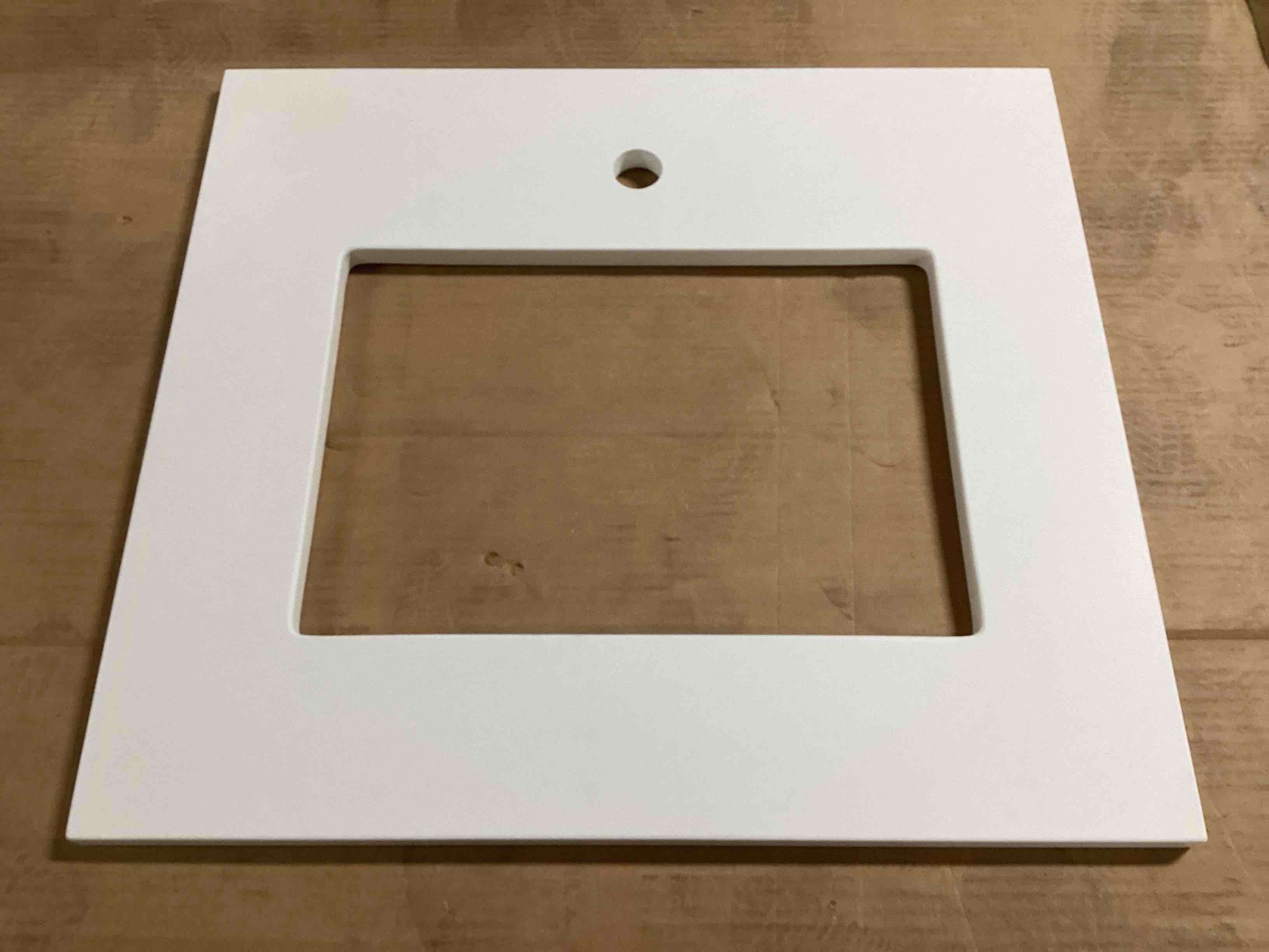 Fresca 24-in Pure White Countertop Only For Drop In Sink - FCT2424PWH-S (Countertop Only - Sink And Base Not Included)