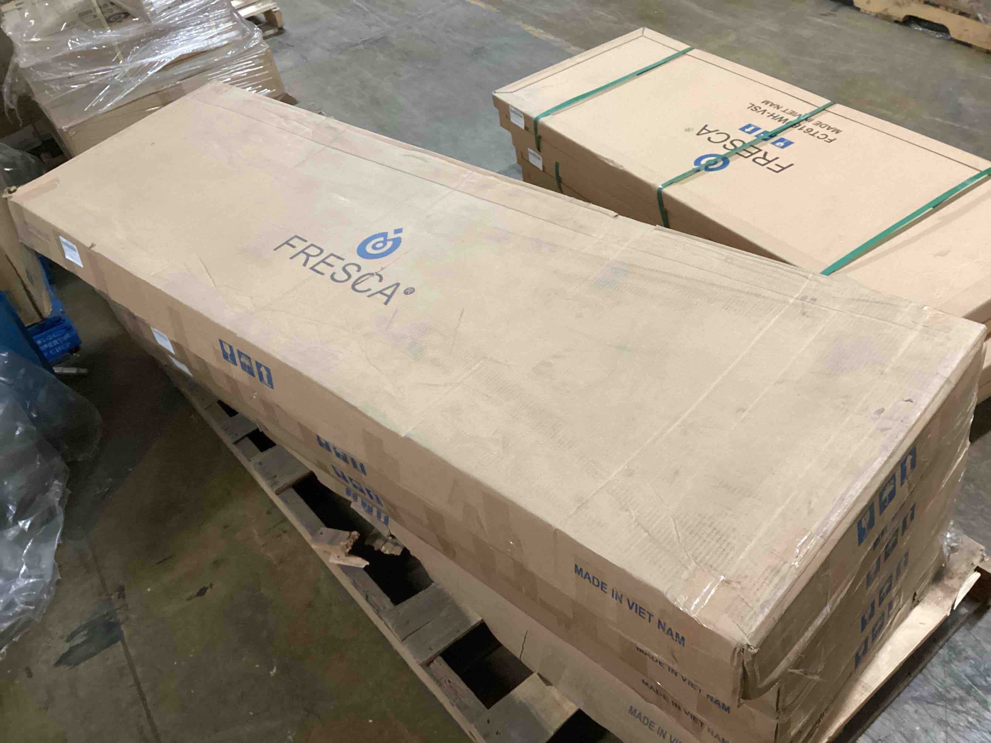 Condition photo showing Brand New for Fresca 72in x 20.5in Modella Cabinet Countertop For Single Vessel Sink - FCT6172WH-VSL (Countertop Only - Sink Not Included)